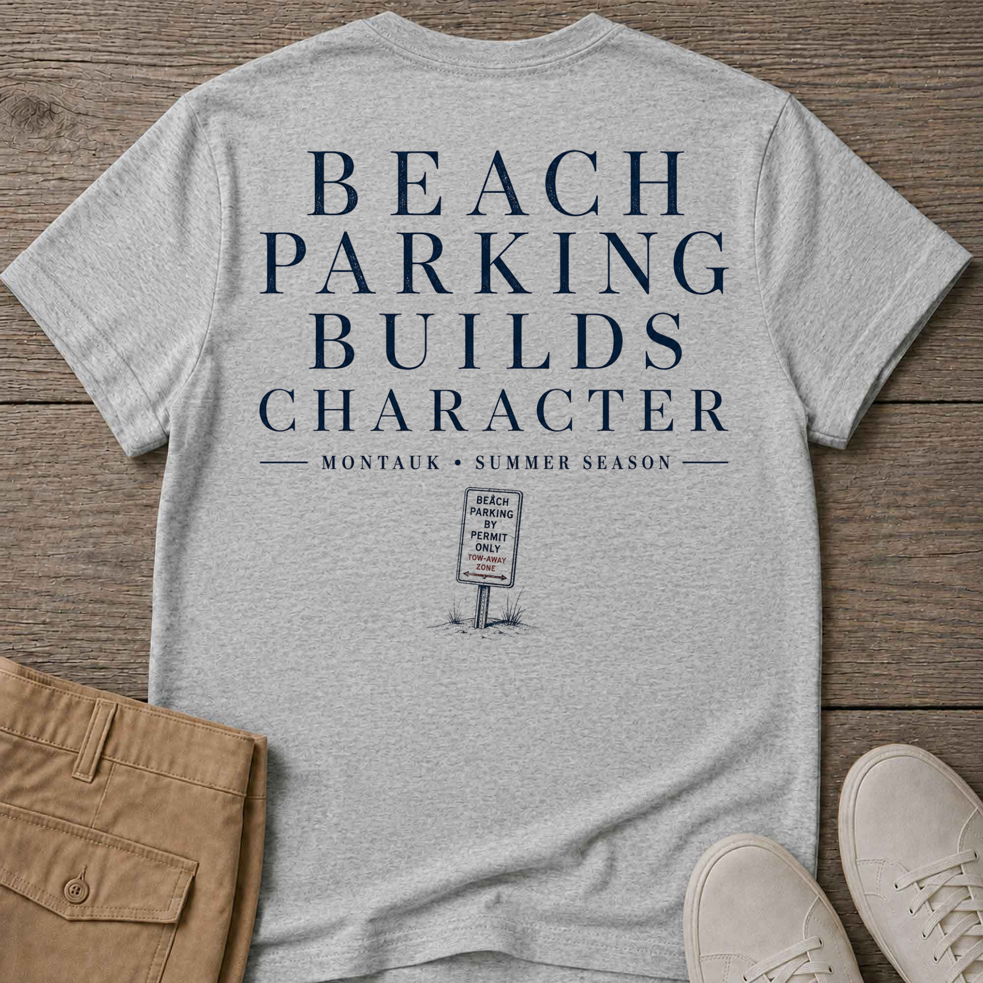 Beach Parking Montauk T-Shirt