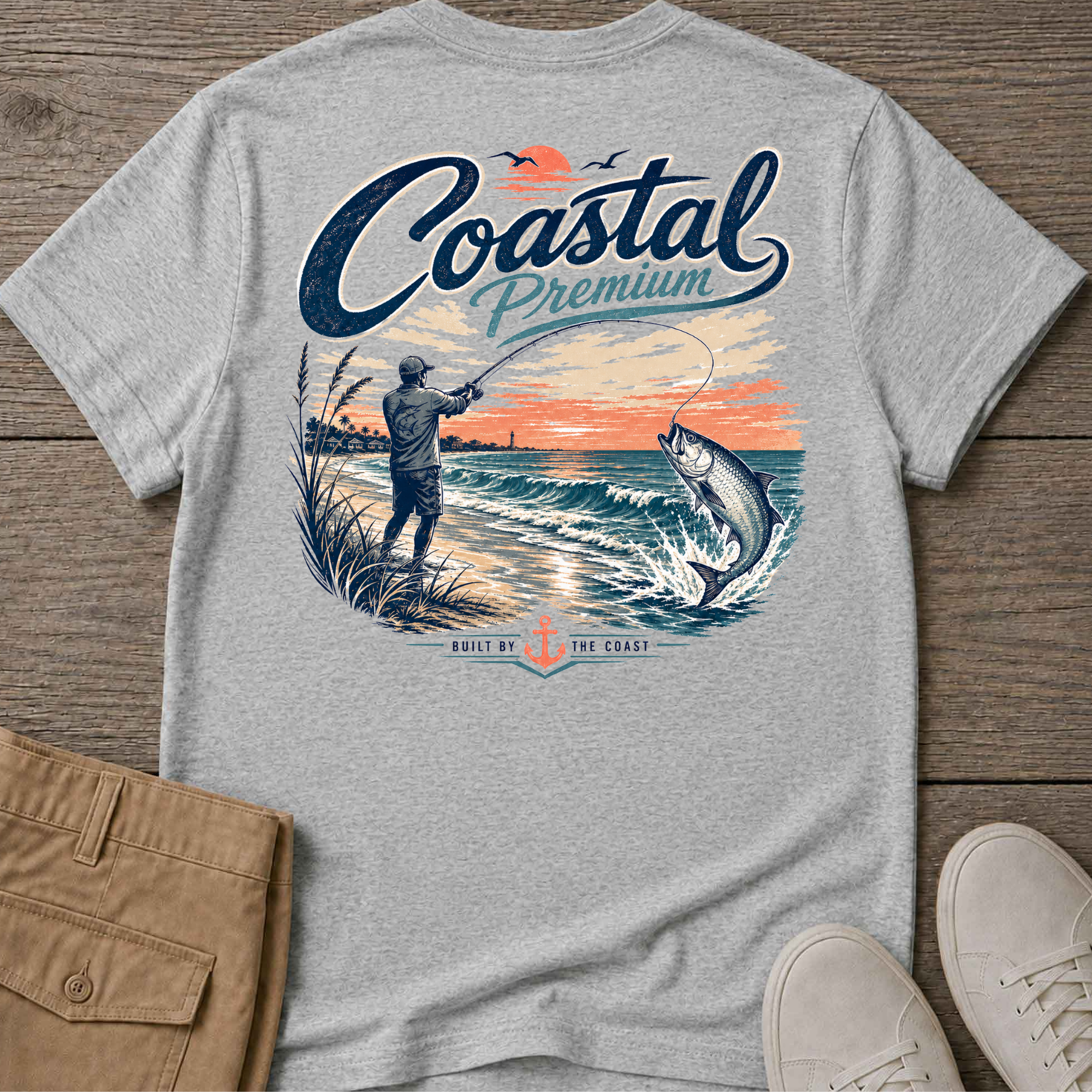 Coastal Premium Fishing T-Shirt