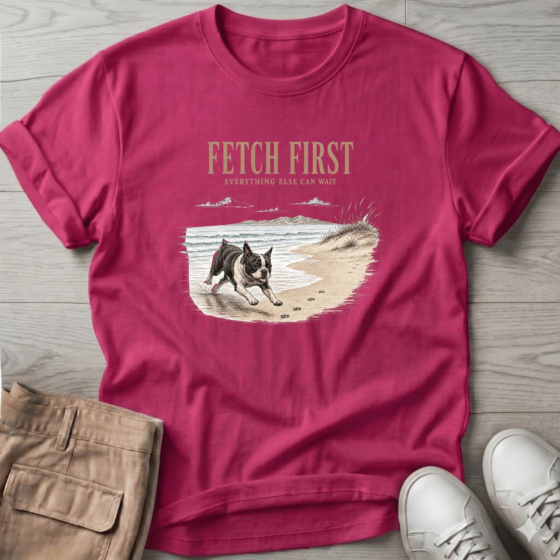 Frenchie Fetch First 2 T-Shirt