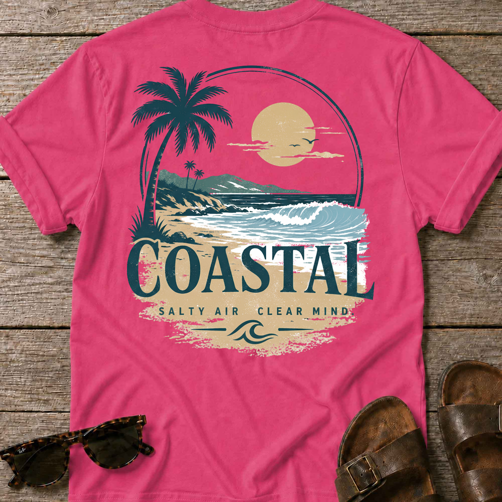Coastal Salt Air Back T-Shirt