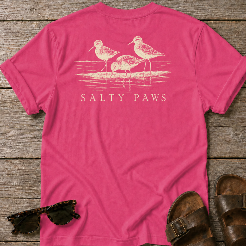 3 Sanderlings T-shirt BACK DESIGN