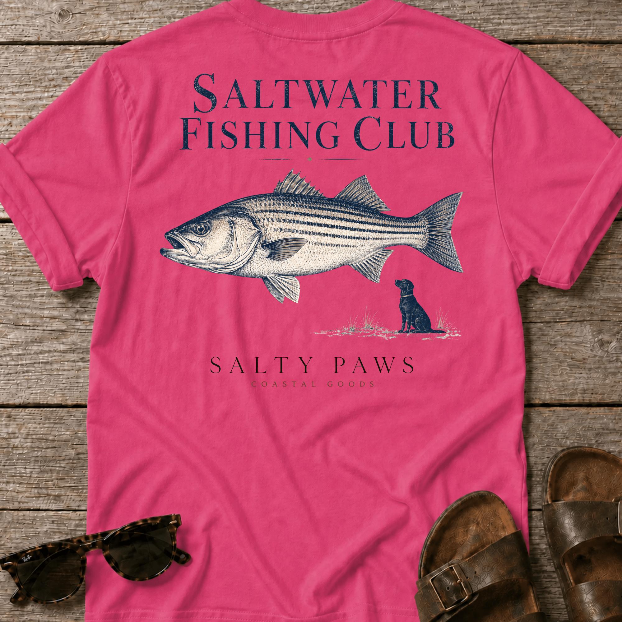 Saltwater Fishing Club BACK DESIGN