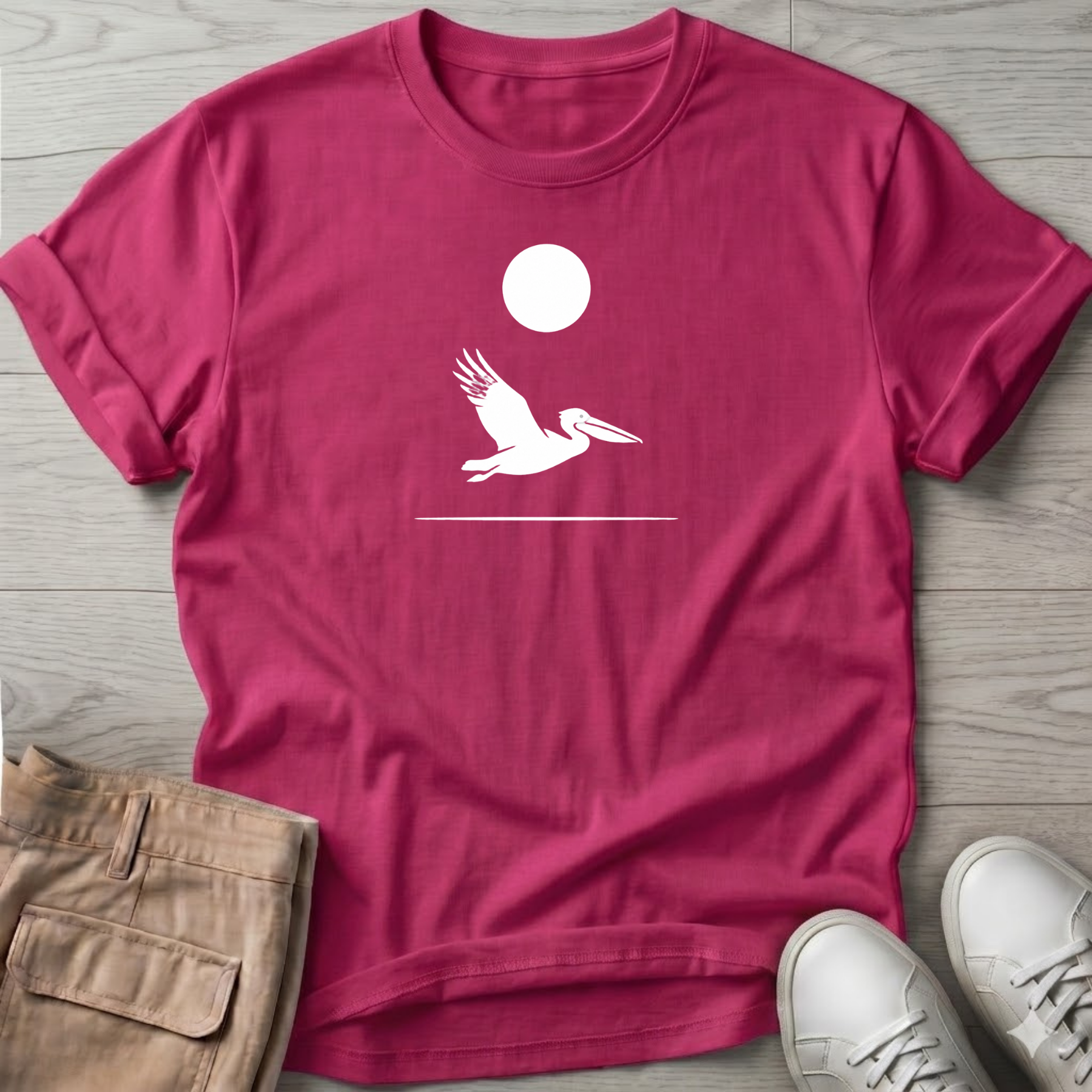 Pelican in Flight T-Shirt