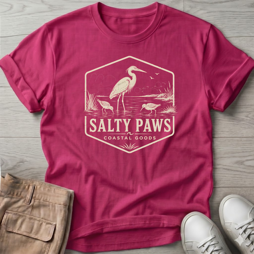 SP Egret Shorebird Shorebirds T-Shirt