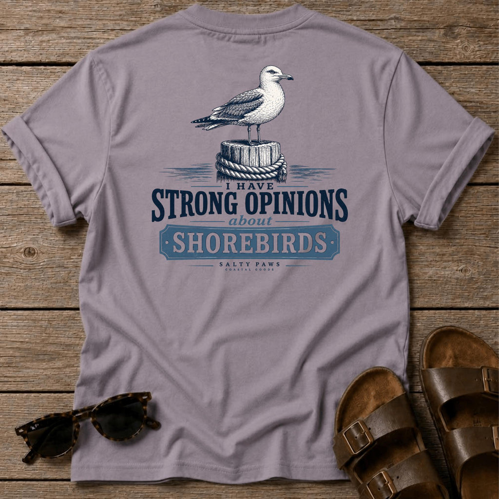 Gull Strong Opinions T-shirt BACK DESIGN