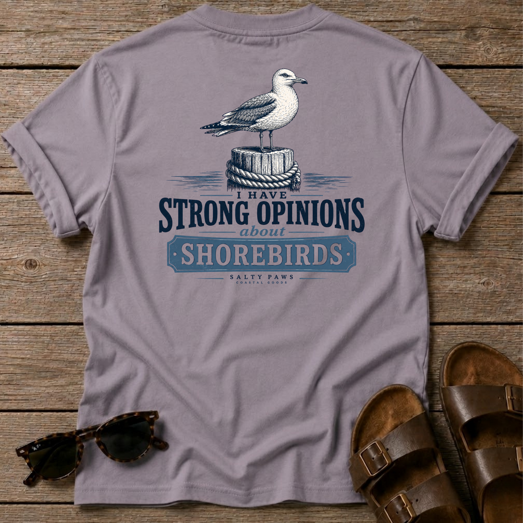 Gull Strong Opinions T-shirt BACK DESIGN