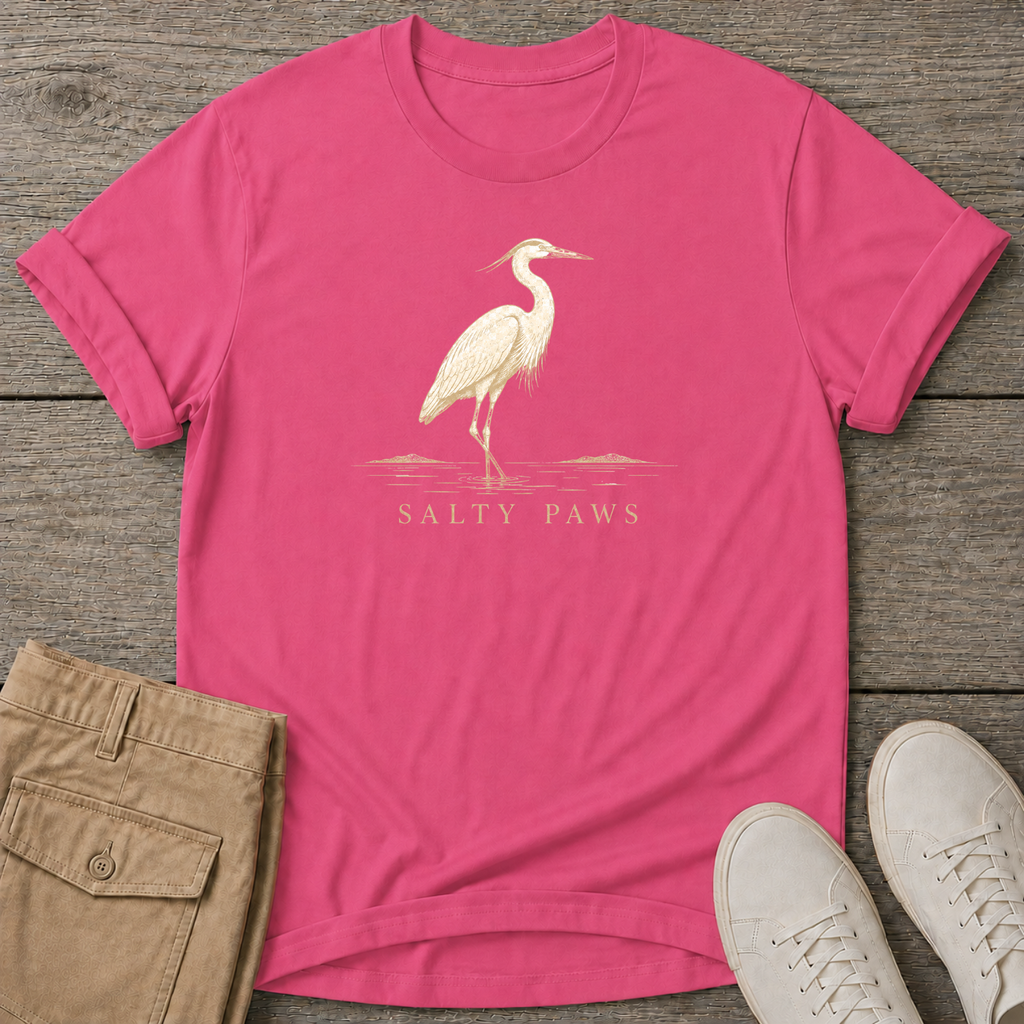 Great Heron Wading T-Shirt