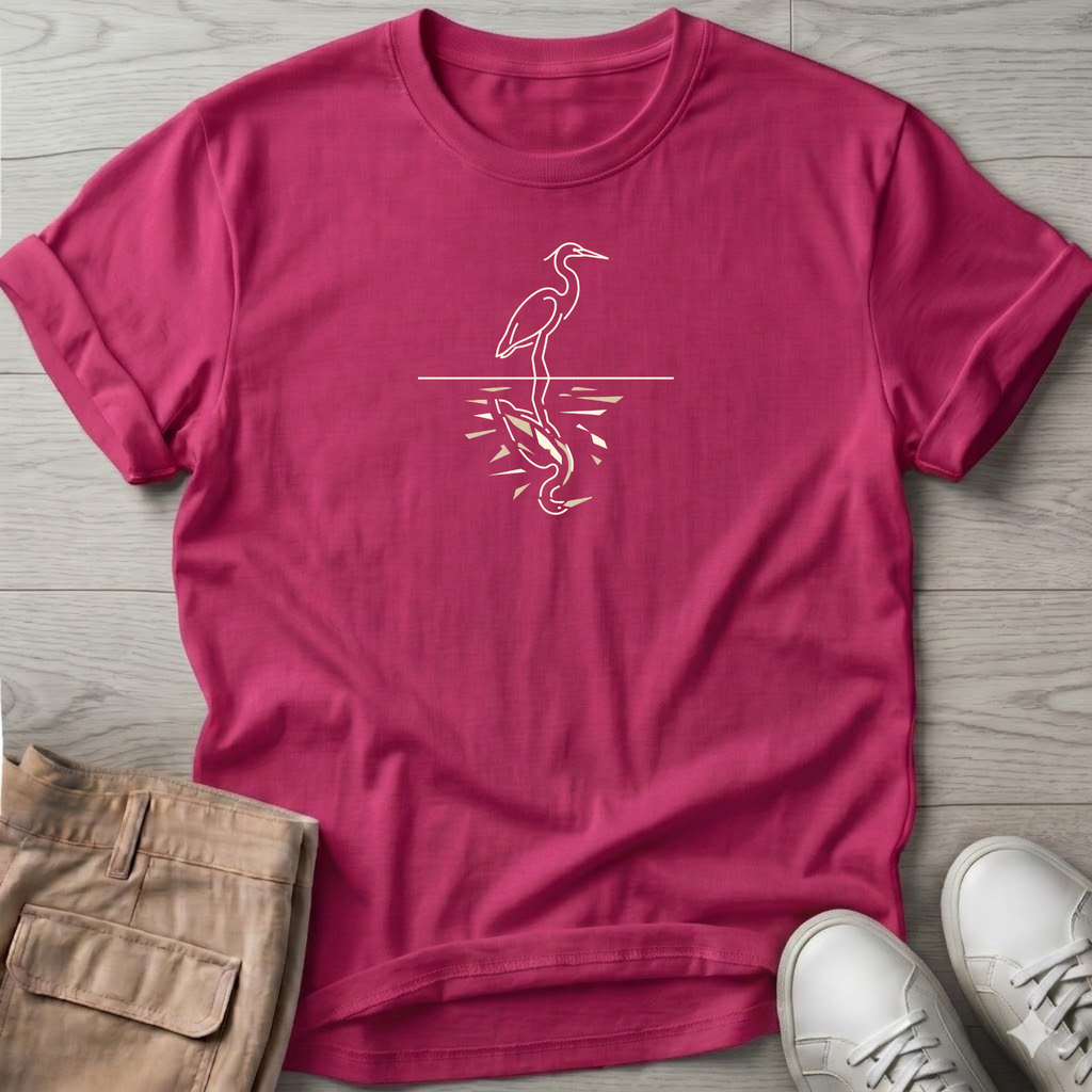 Sea Turtle Waves Beach Ocean Line Art Tee