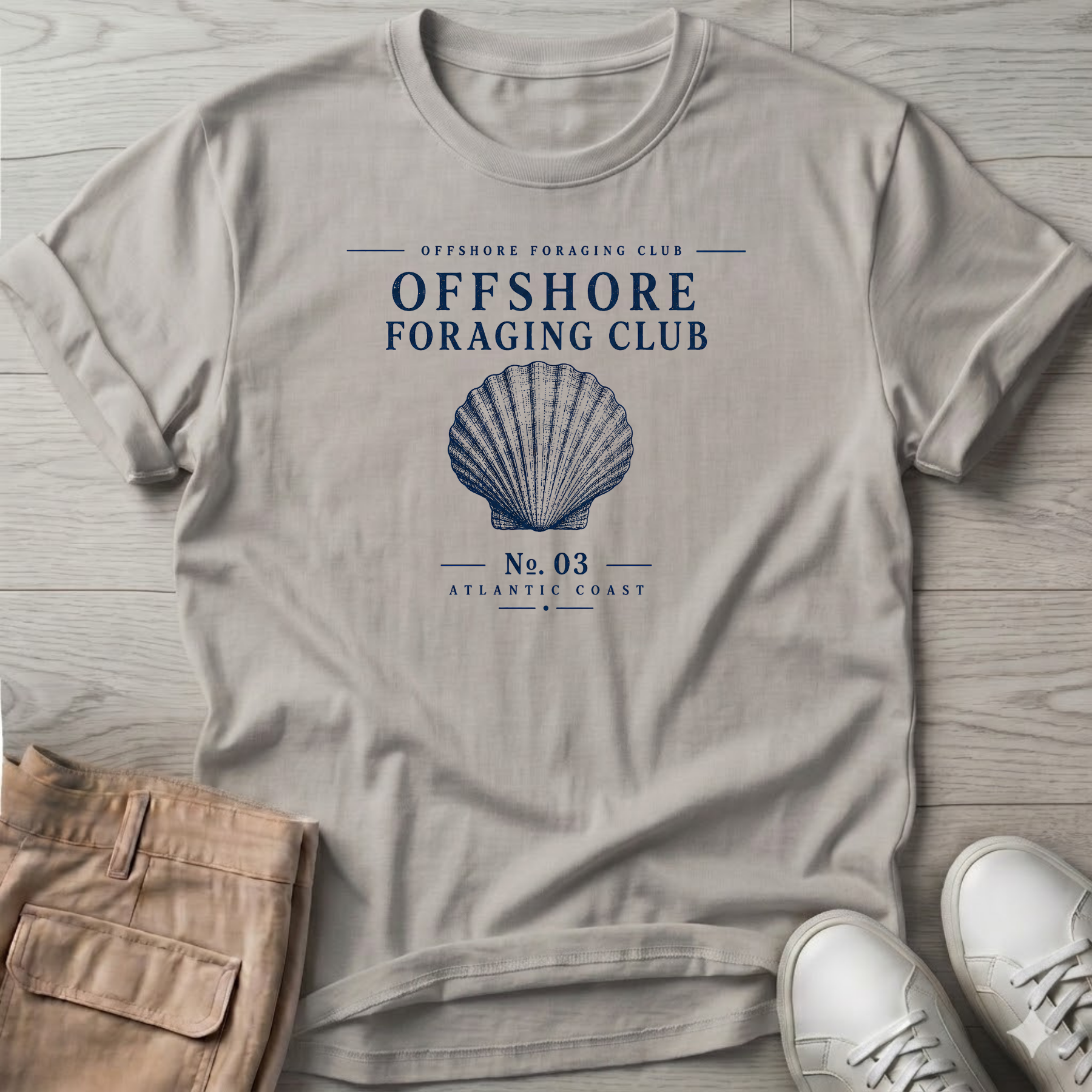 Offshore Foraging Oyster T-Shirt