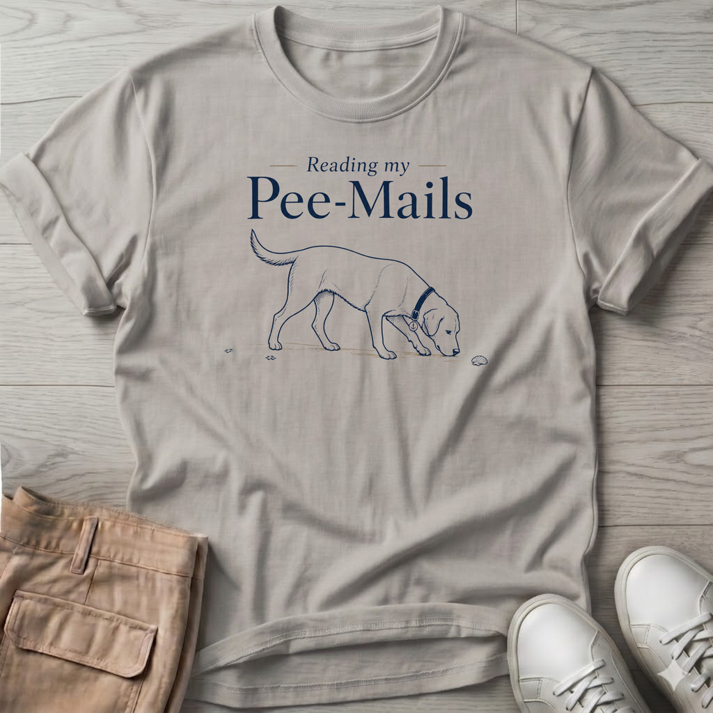 Pee Mails Dog T-Shirt