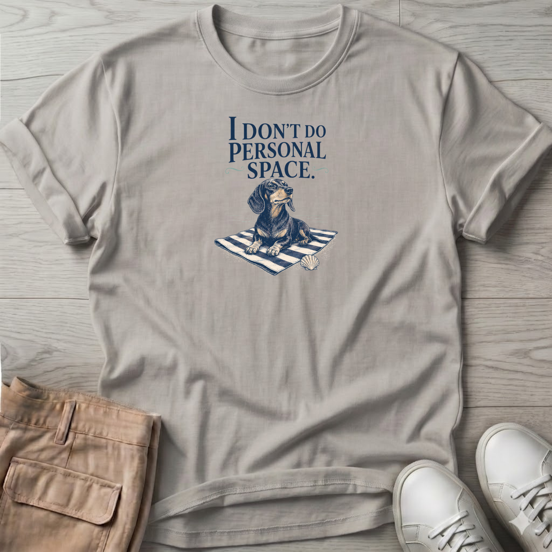 I don't do space dachshund T-Shirt