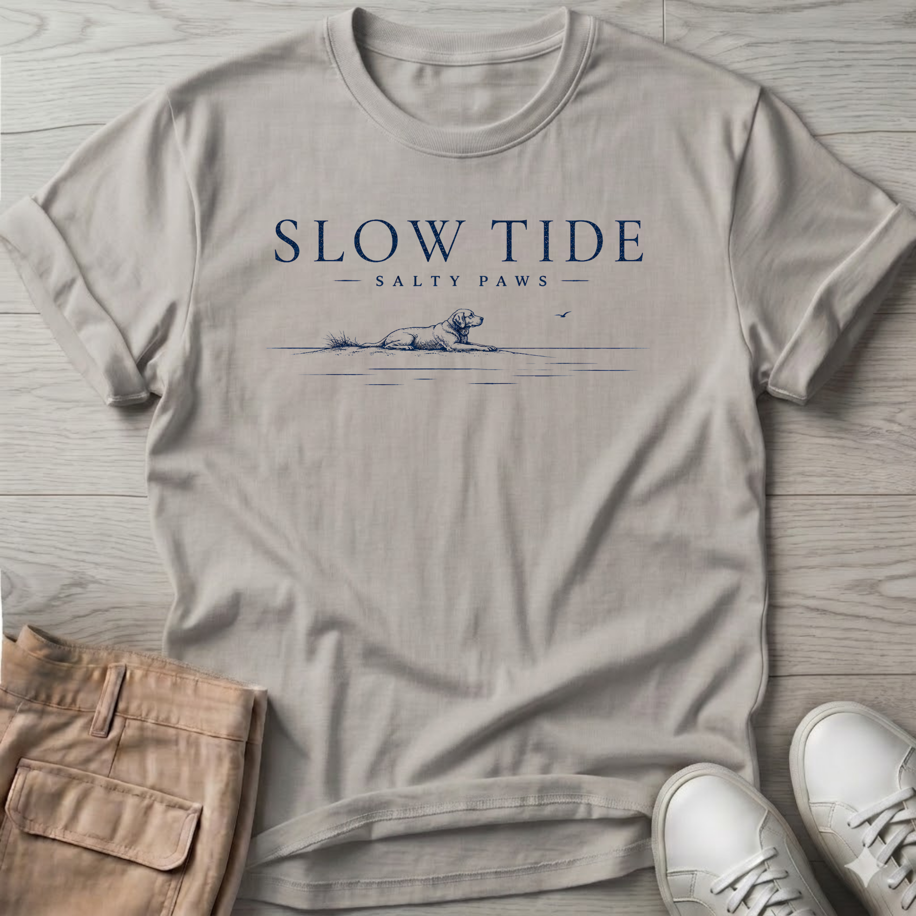 Slow Tide Dog T-Shirt