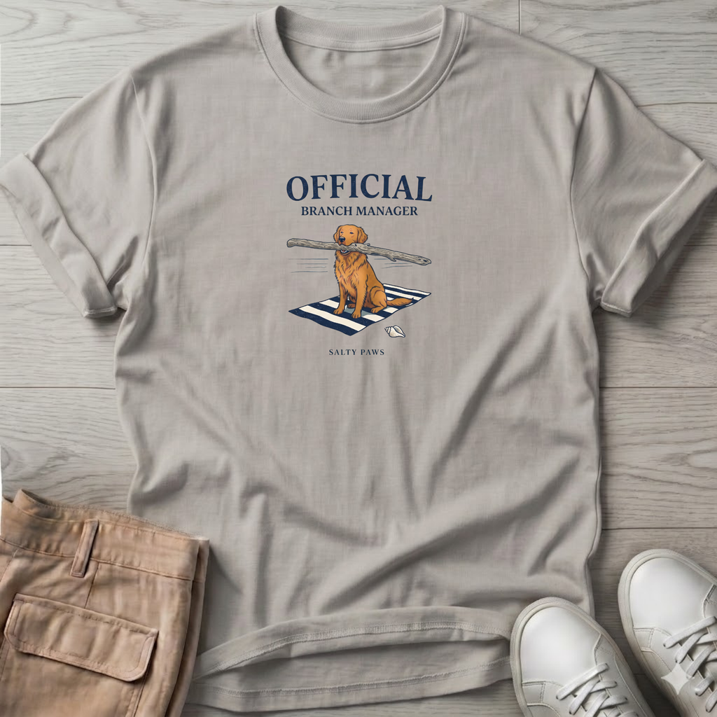 Official Branch Manager Golden Retriever T-Shirt