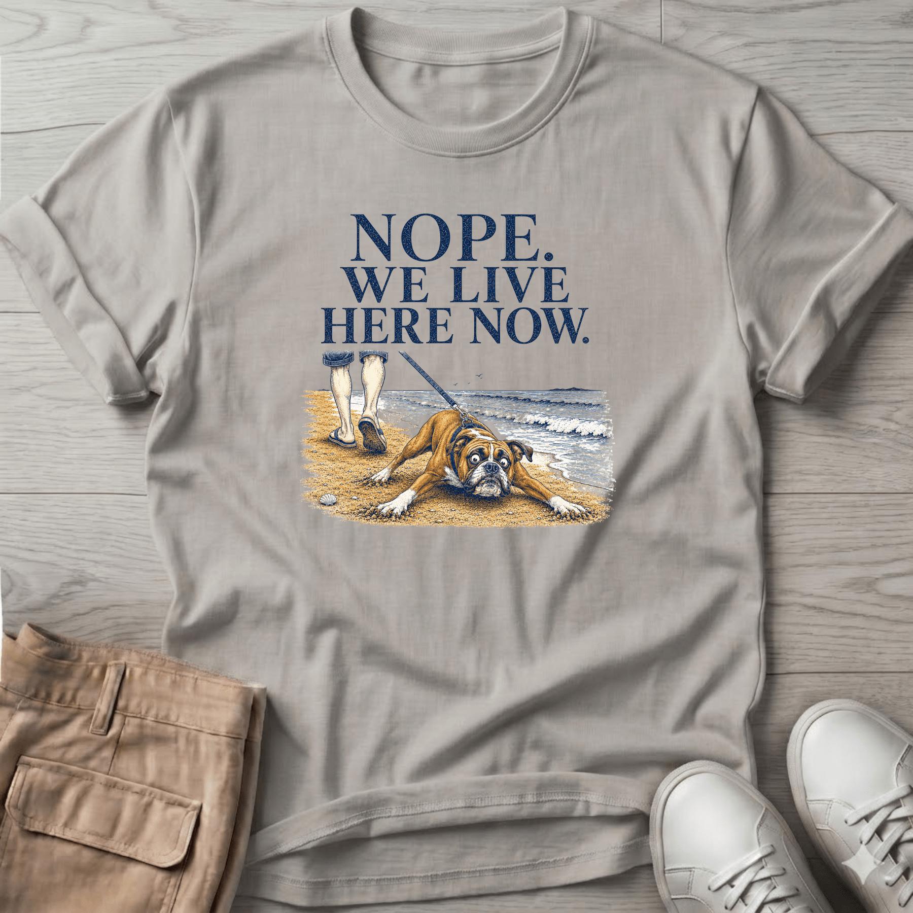 Boxer We Live Here Now T-Shirt