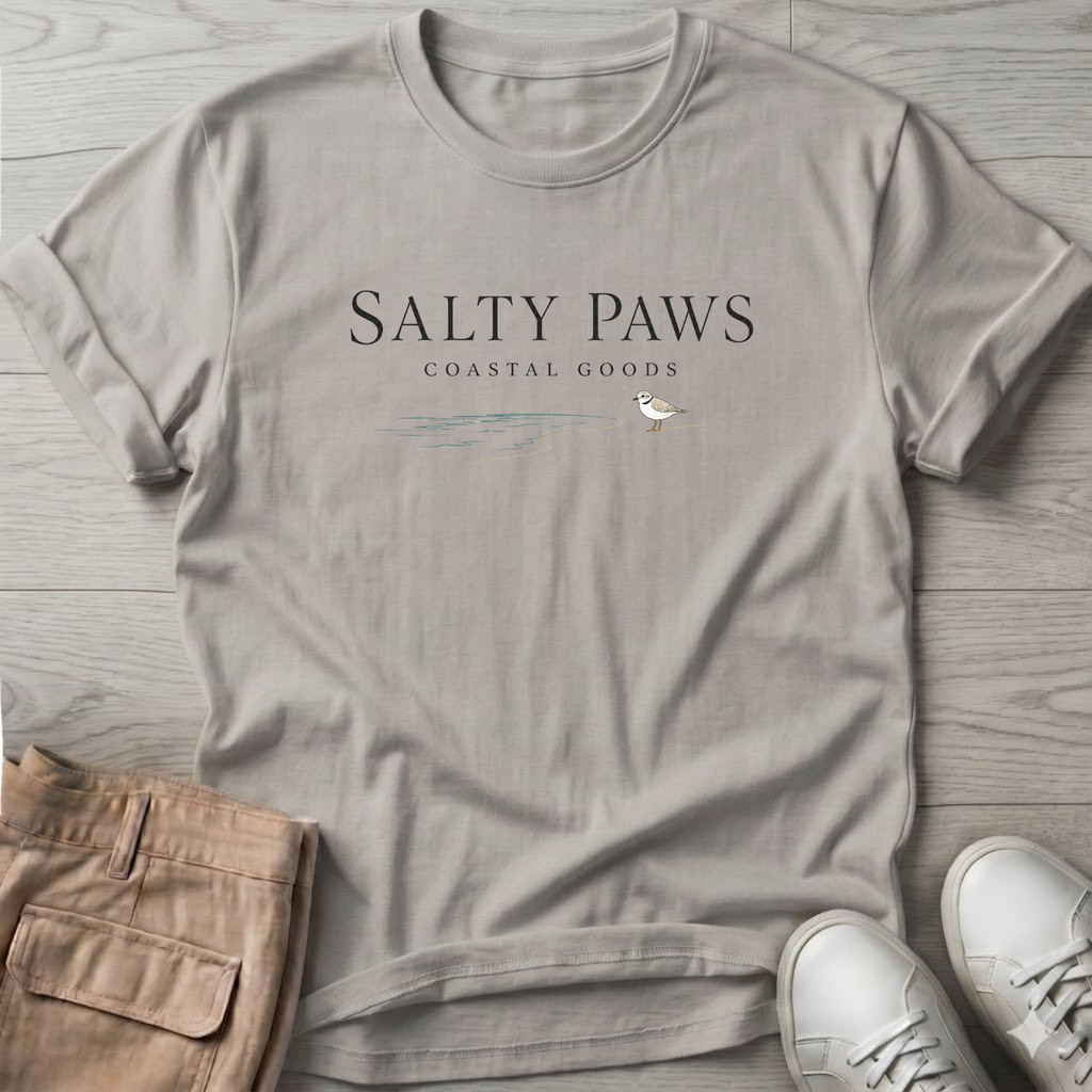 Salty Paws Coast Goods sandpiper T-Shirt