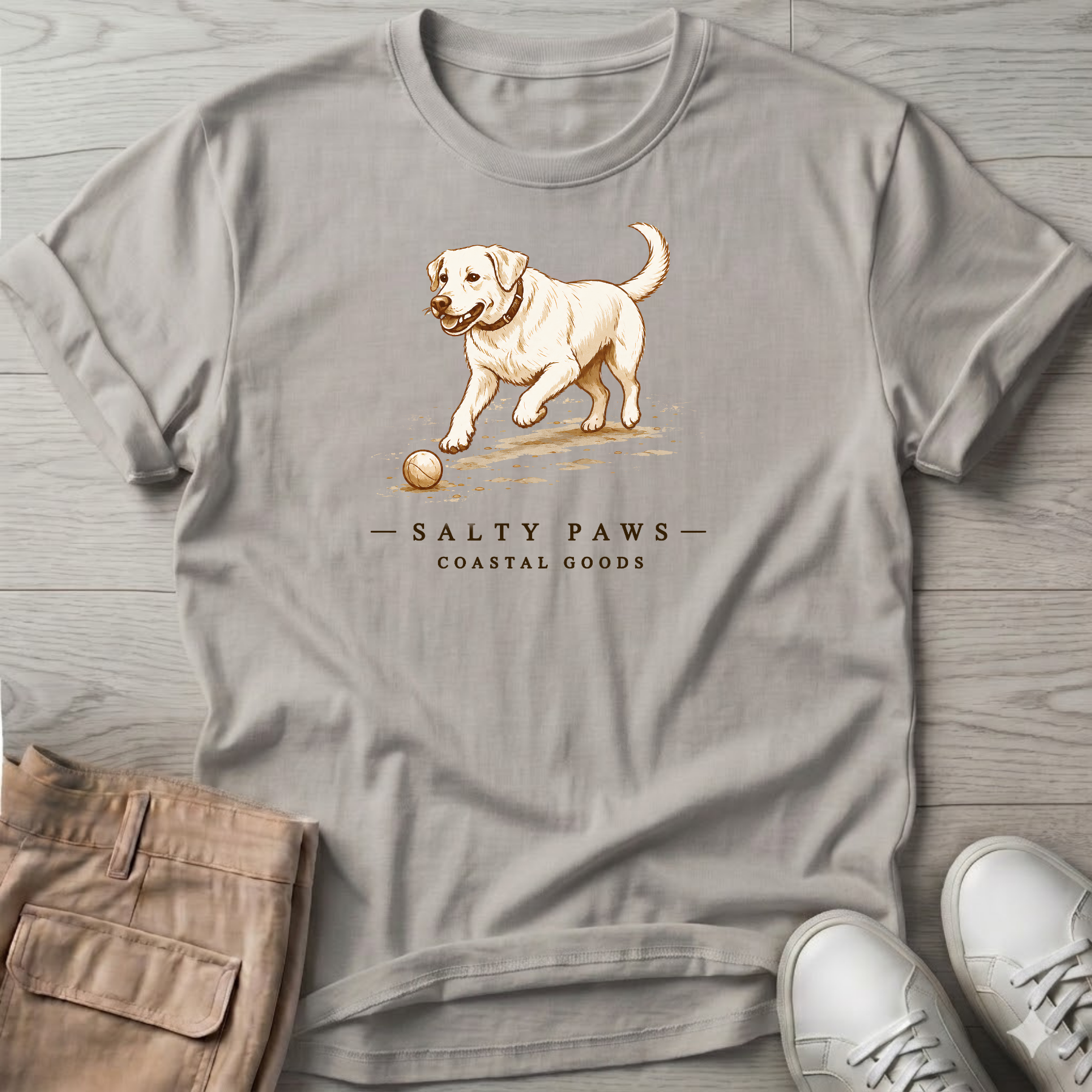 Yellow Lab Dog T-Shirt — Art Tee