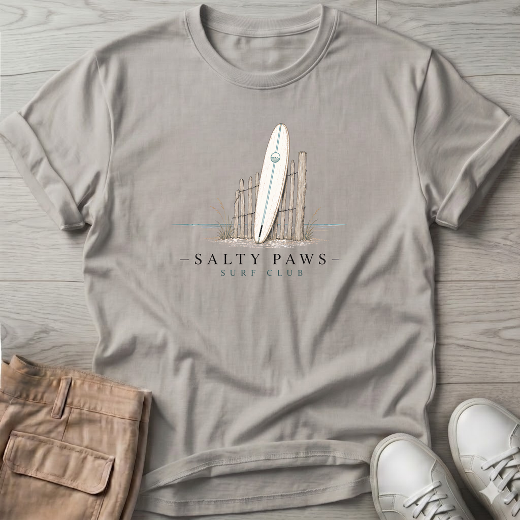 Salty Paws Surf Club T-Shirt