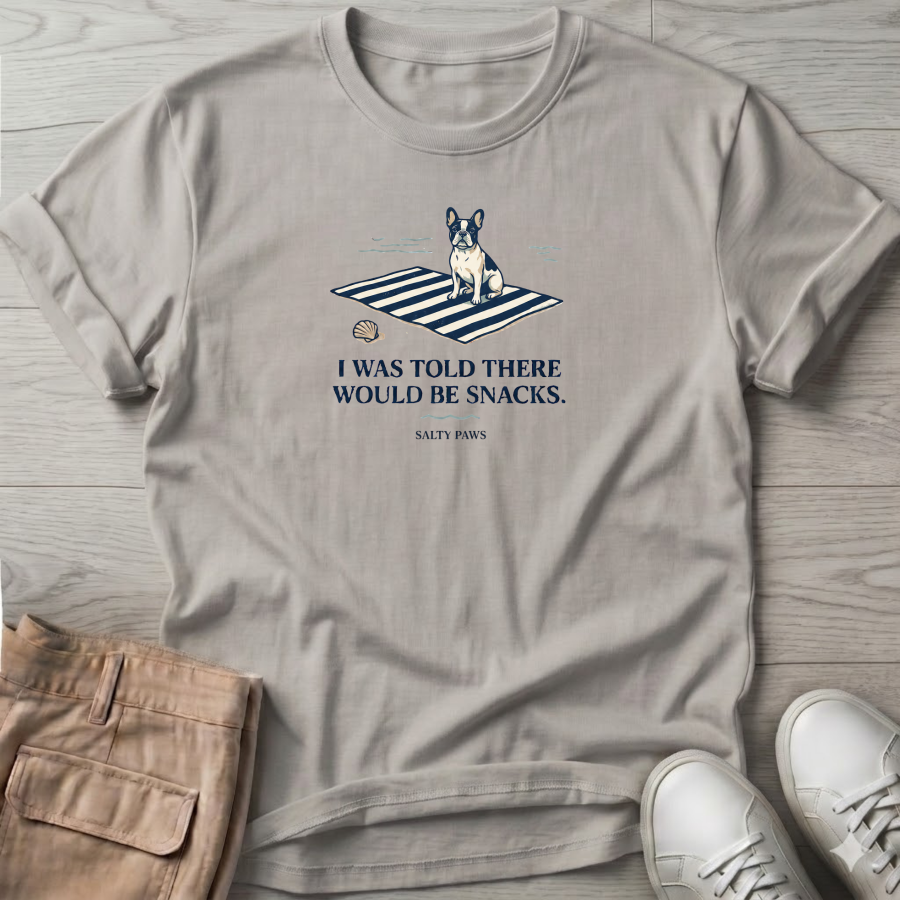 Was Told Snacks Frenchie Dog T-Shirt