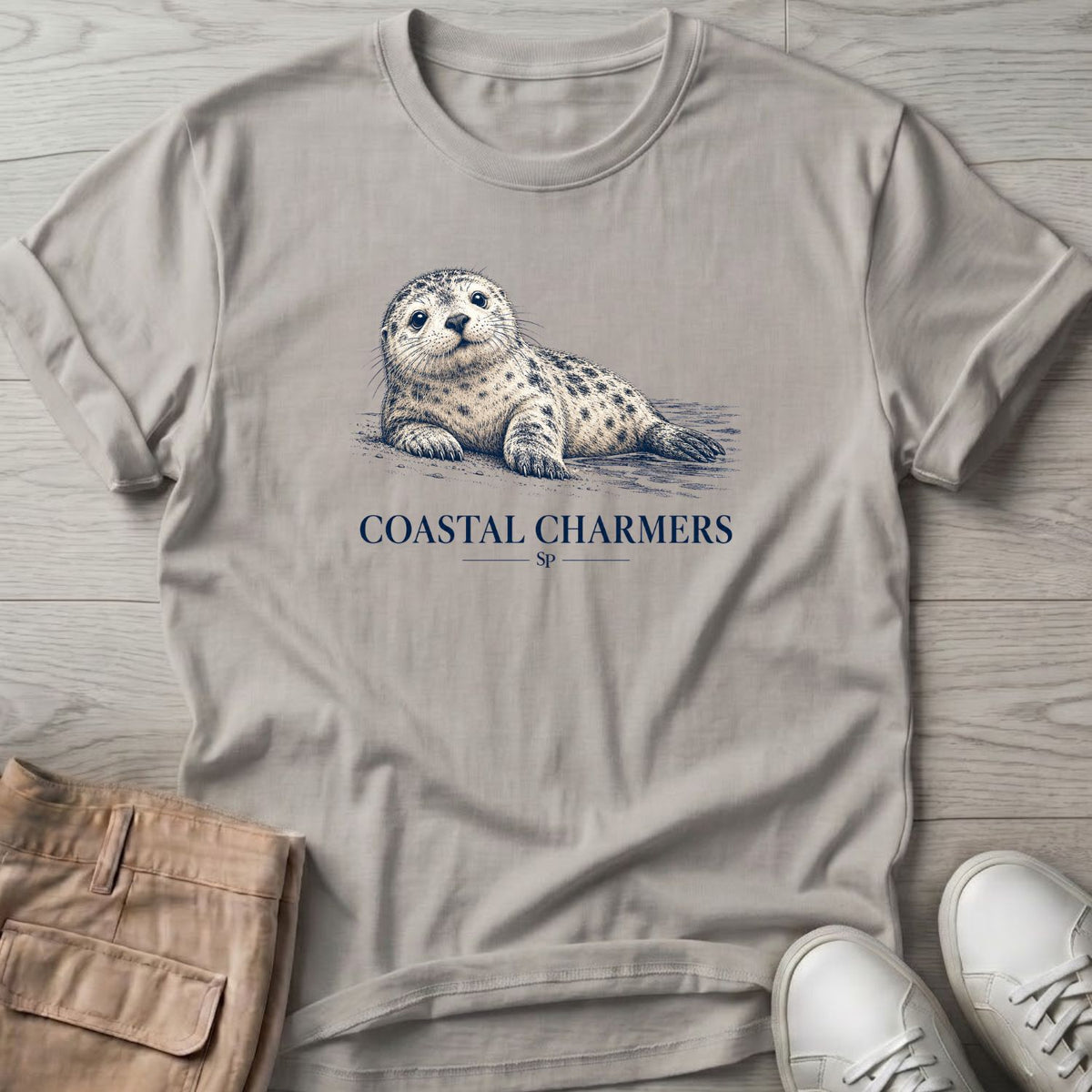 Coastal Charmer Harbor Seal Pup T-Shirt