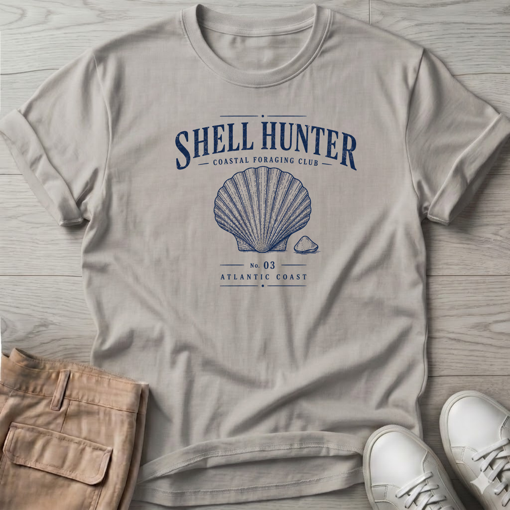 Shell Hunter Beach T-Shirt