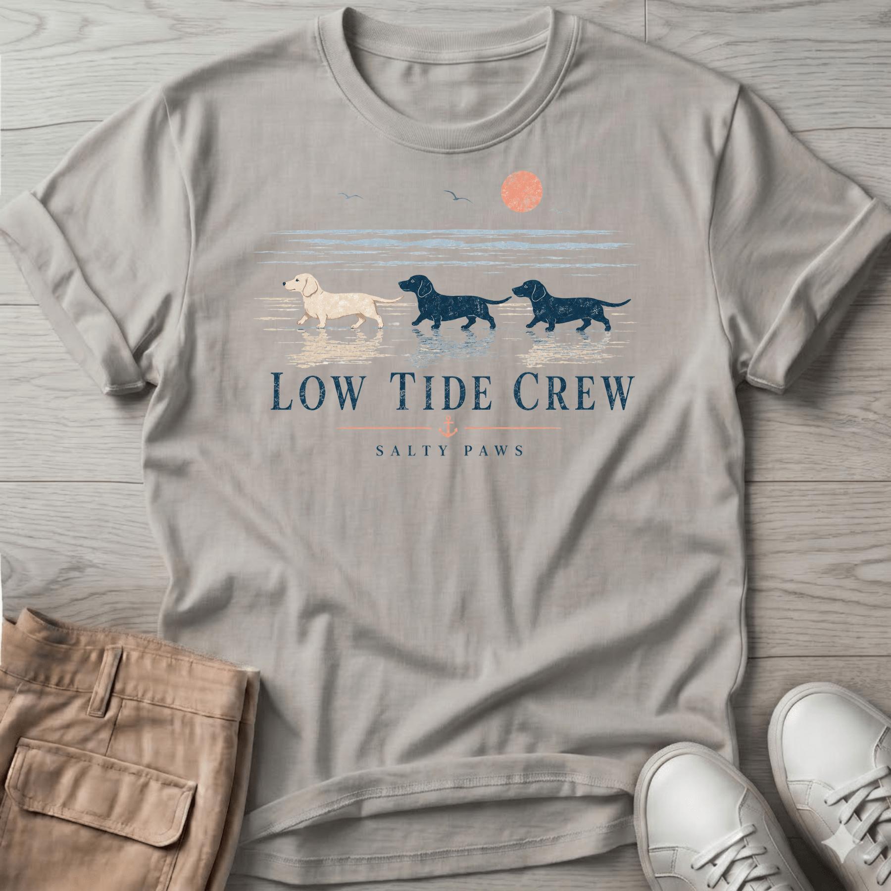 Low Tide Crew Dachshund Dog T-Shirt