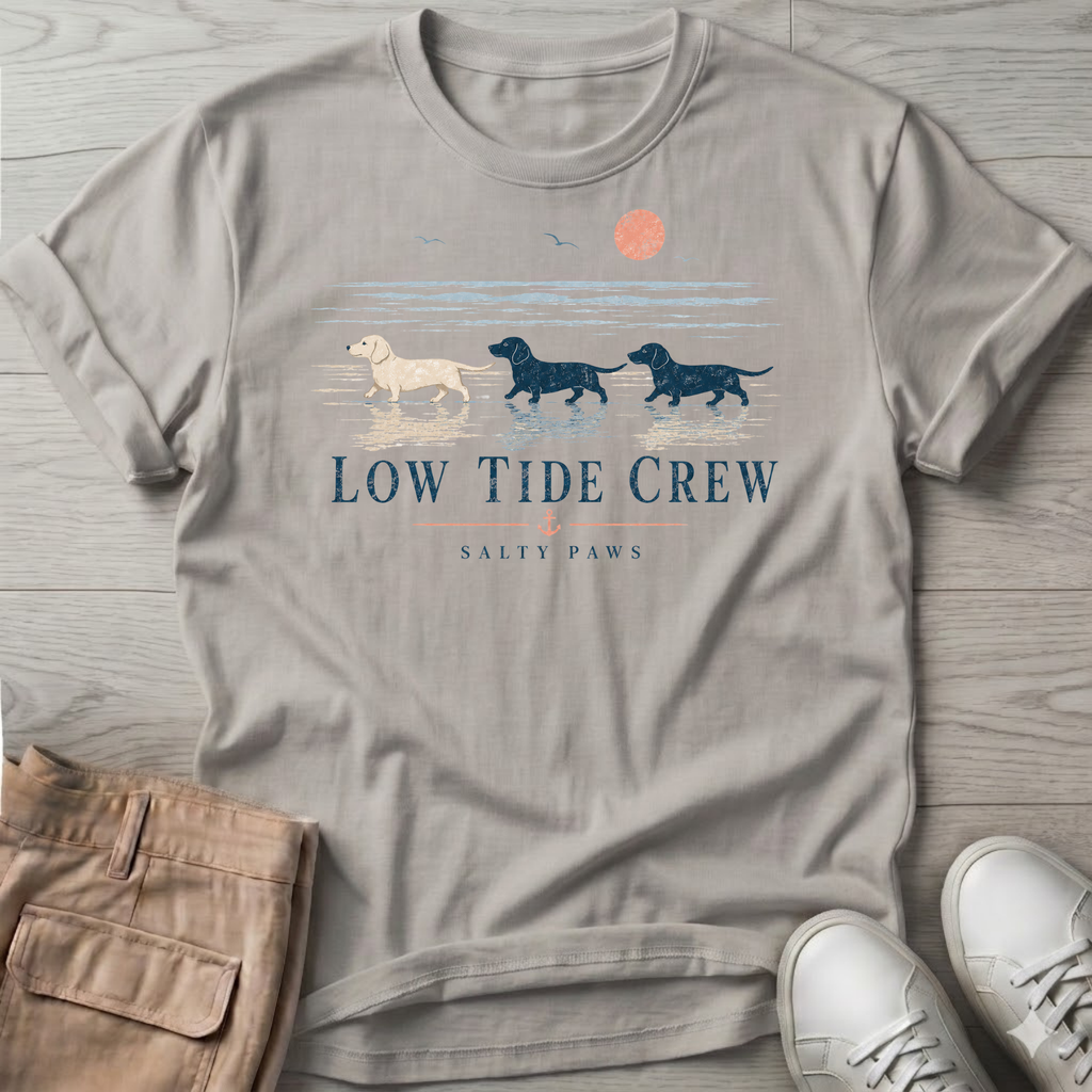 Low Tide Crew Dachshund Dog T-Shirt