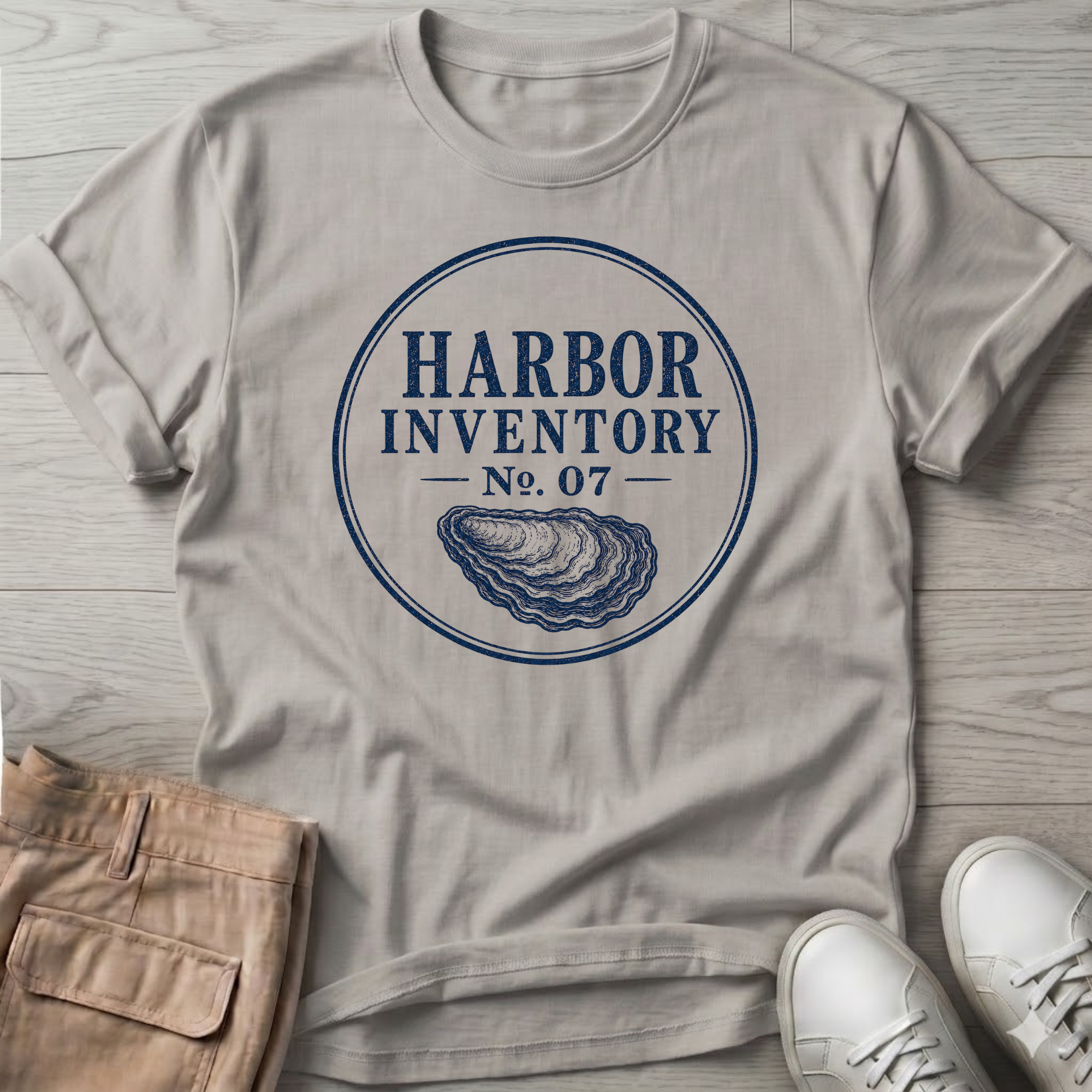 Harbor Inv Oyster BACK DESIGN T-Shirt