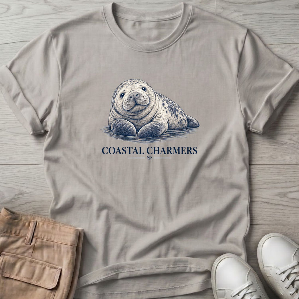 Coastal Charmer Harbor Seal T-Shirt