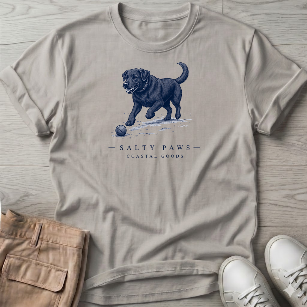 Black Labrador Ball T-Shirt