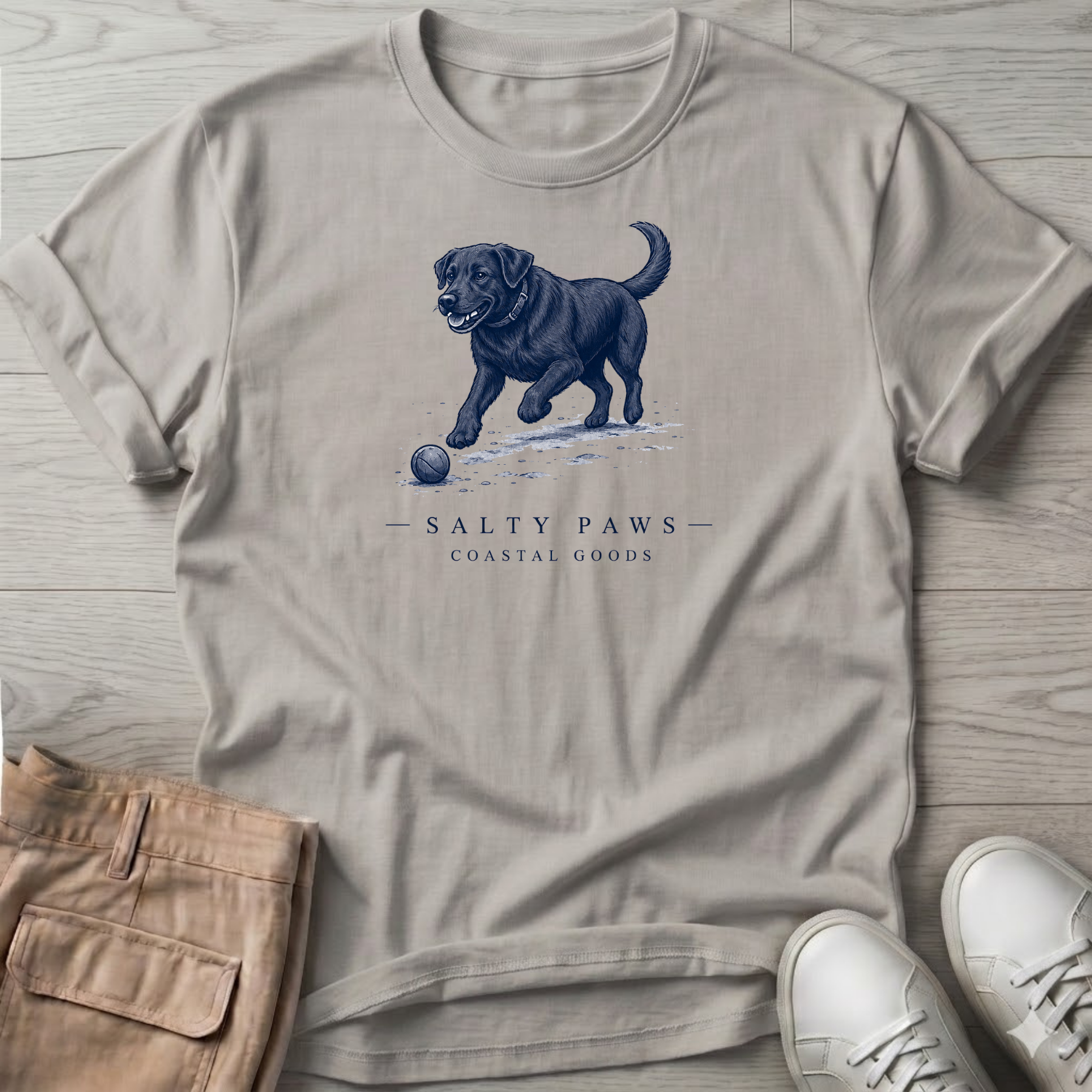 Black Labrador Ball T-Shirt