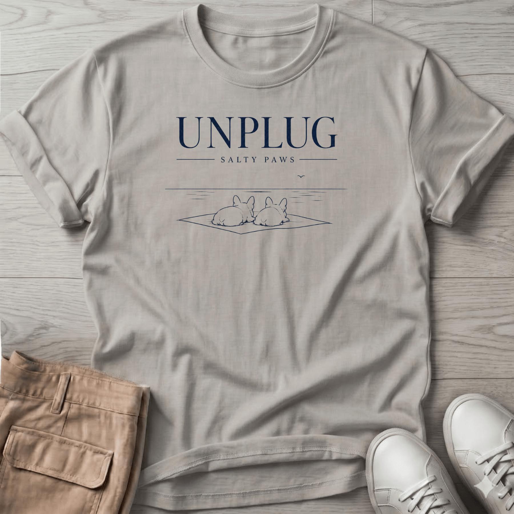Unplug Frenchie T-Shirt — French Bulldog