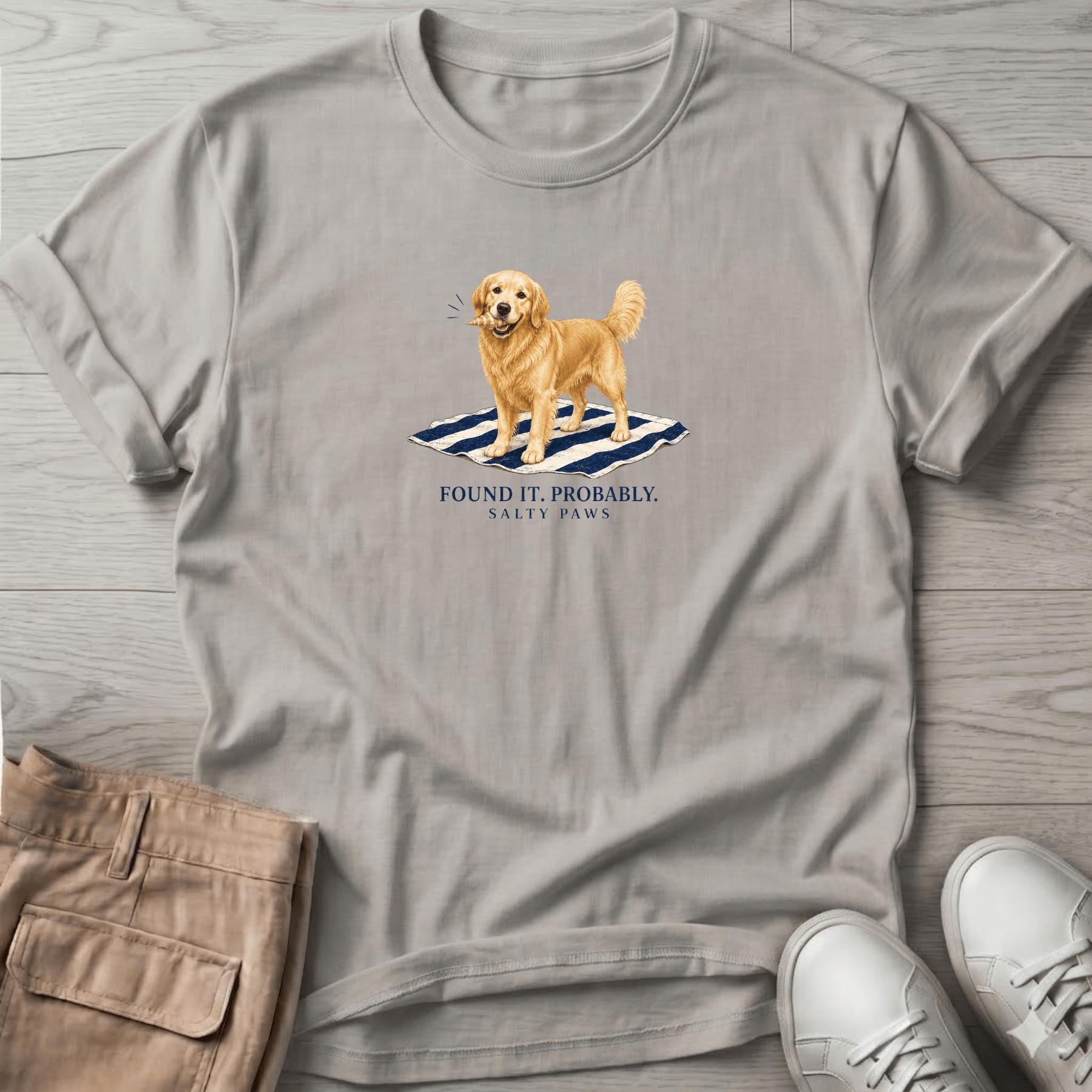 Golden Retriever Shell Dog T-Shirt