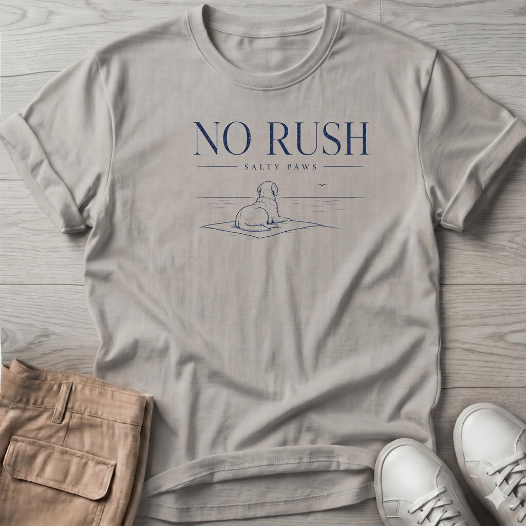 No Rush Dog T-Shirt — Art Tee