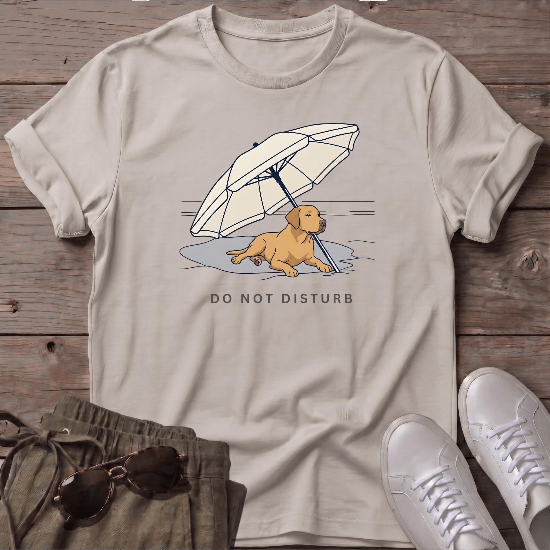 Labrador Retriever DO NOT DISTURB T-Shirt - dog lover coastal t-shirt, Salty Paws