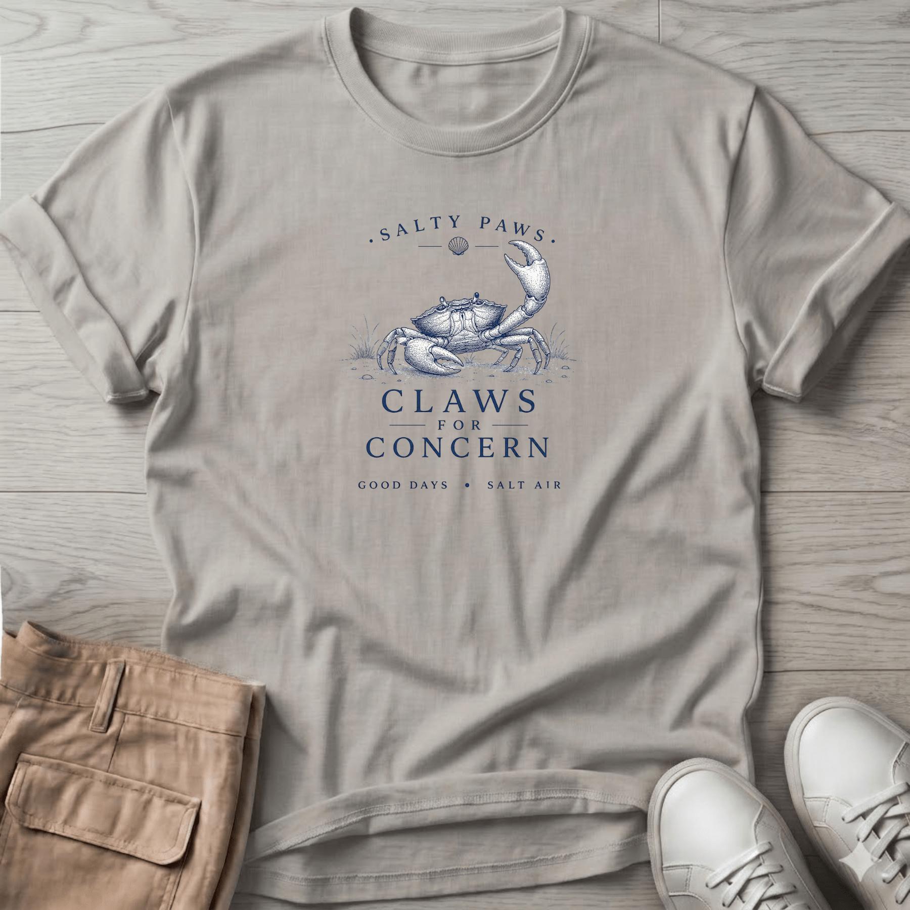 Claws for Concern Crab T-Shirt