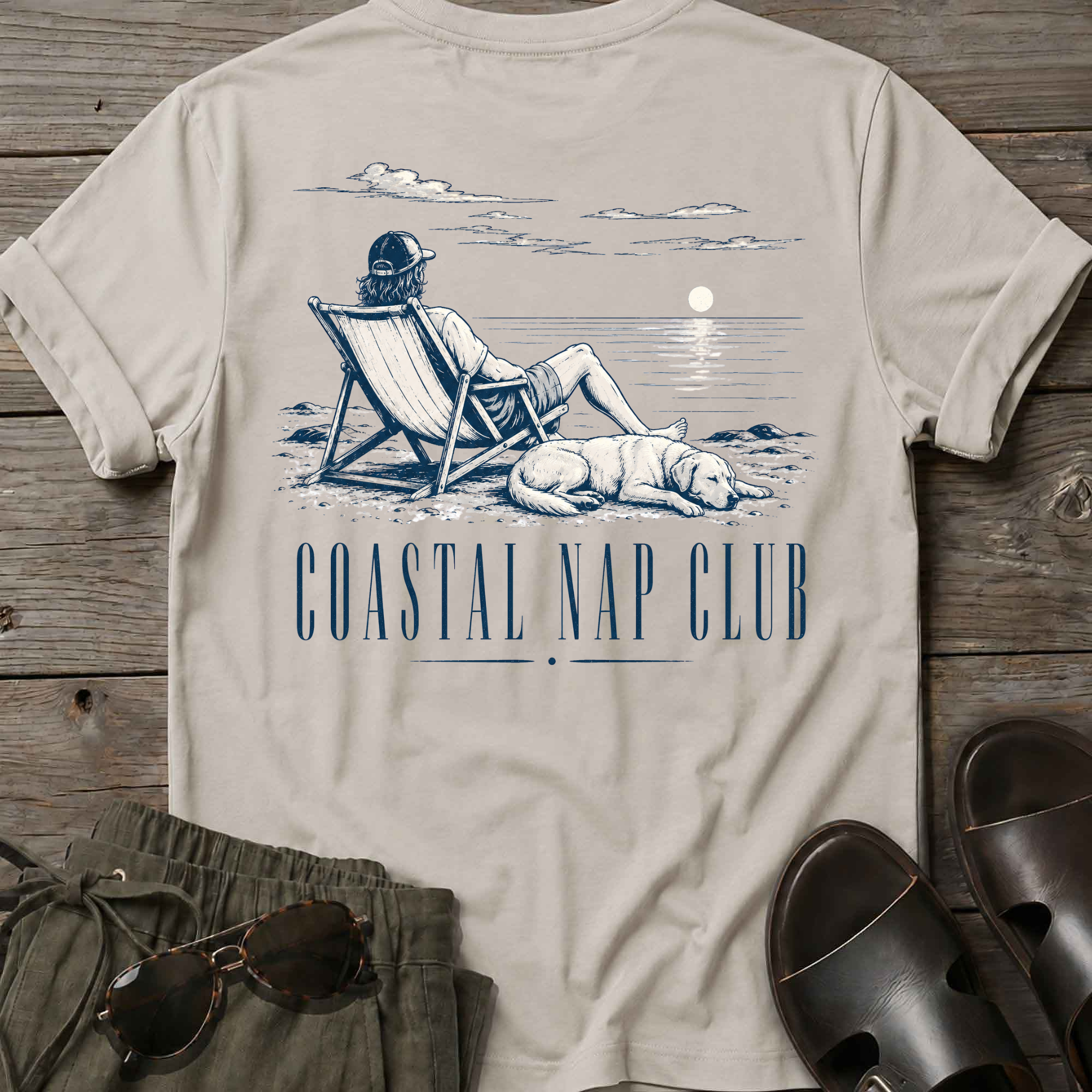 Coastal Nap Club Him T-Shirt