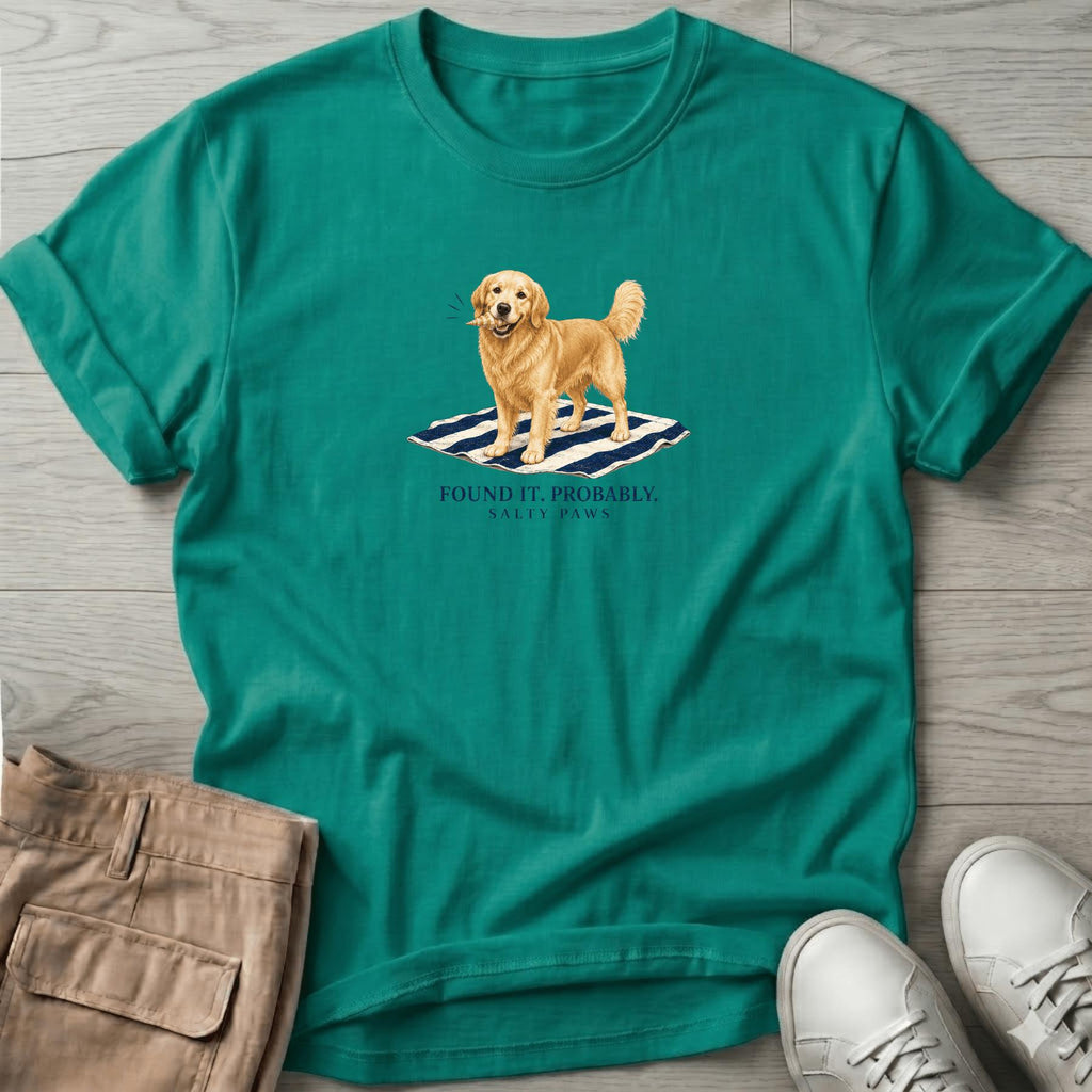 Golden Retriever Shell Dog T-Shirt