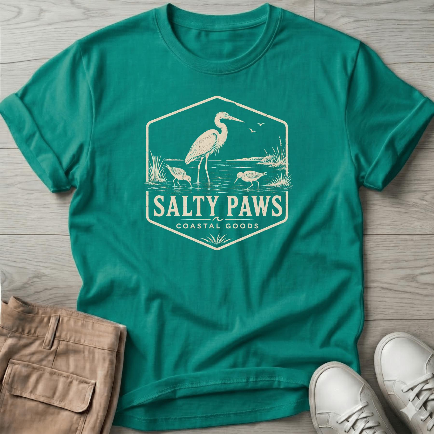 SP Egret Shorebird Shorebirds T-Shirt