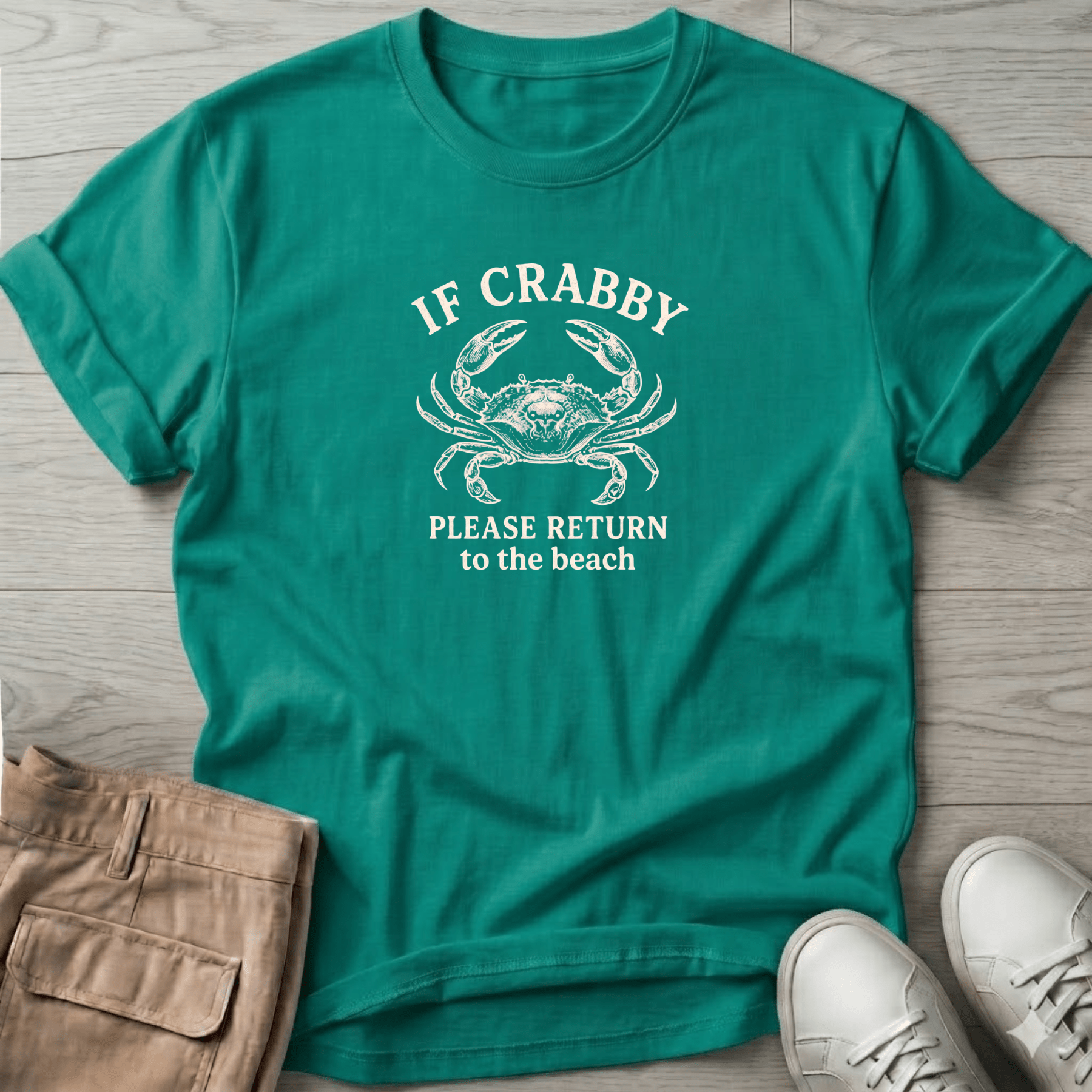 If Crabby Return Beach T-Shirt