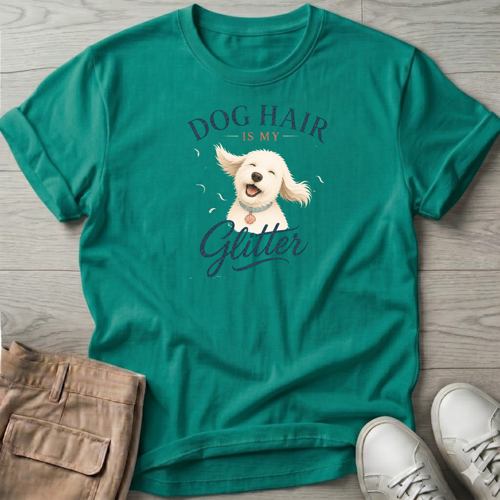 Dog Hair is my Glitter T-Shirt
