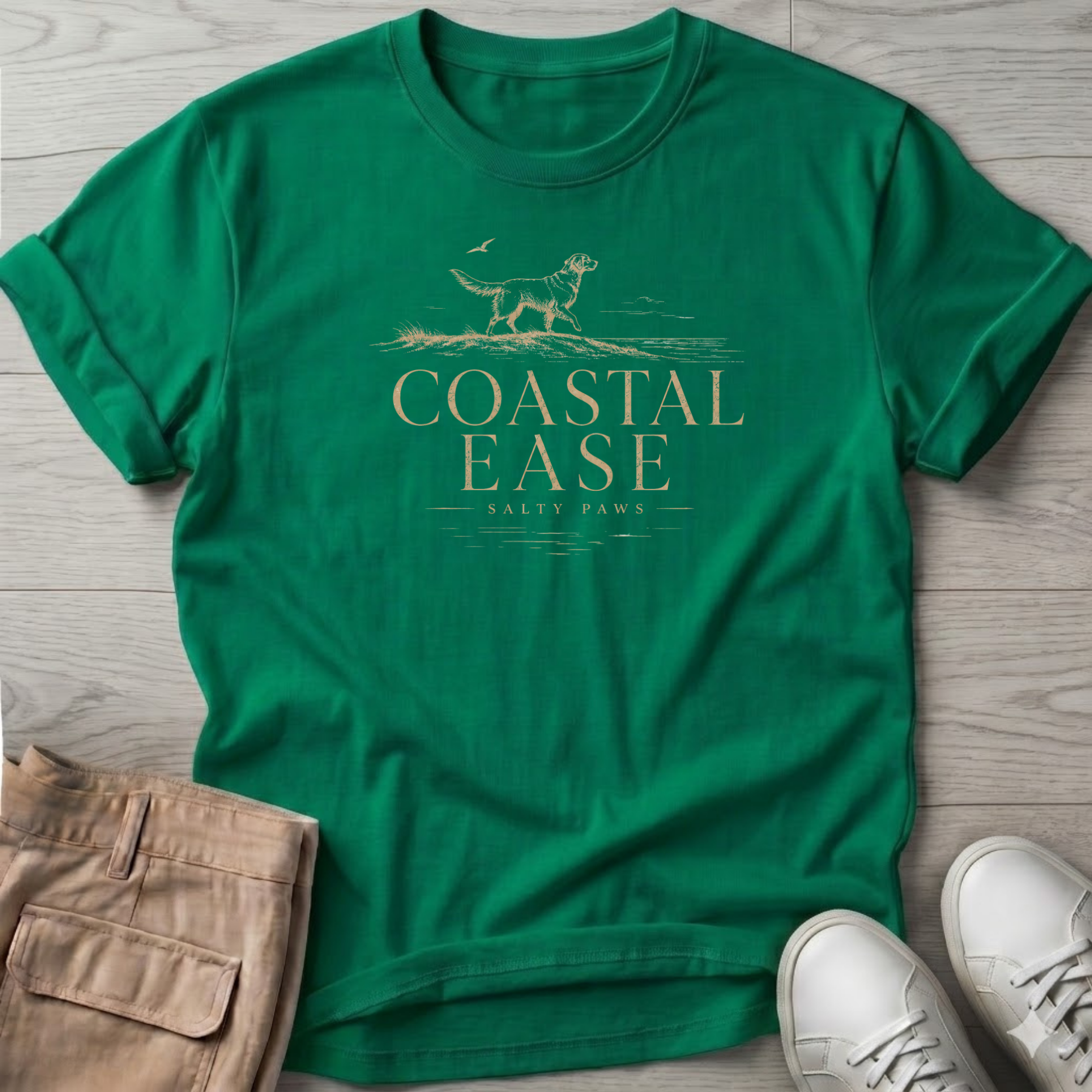 Coastal Ease Dog T-Shirt