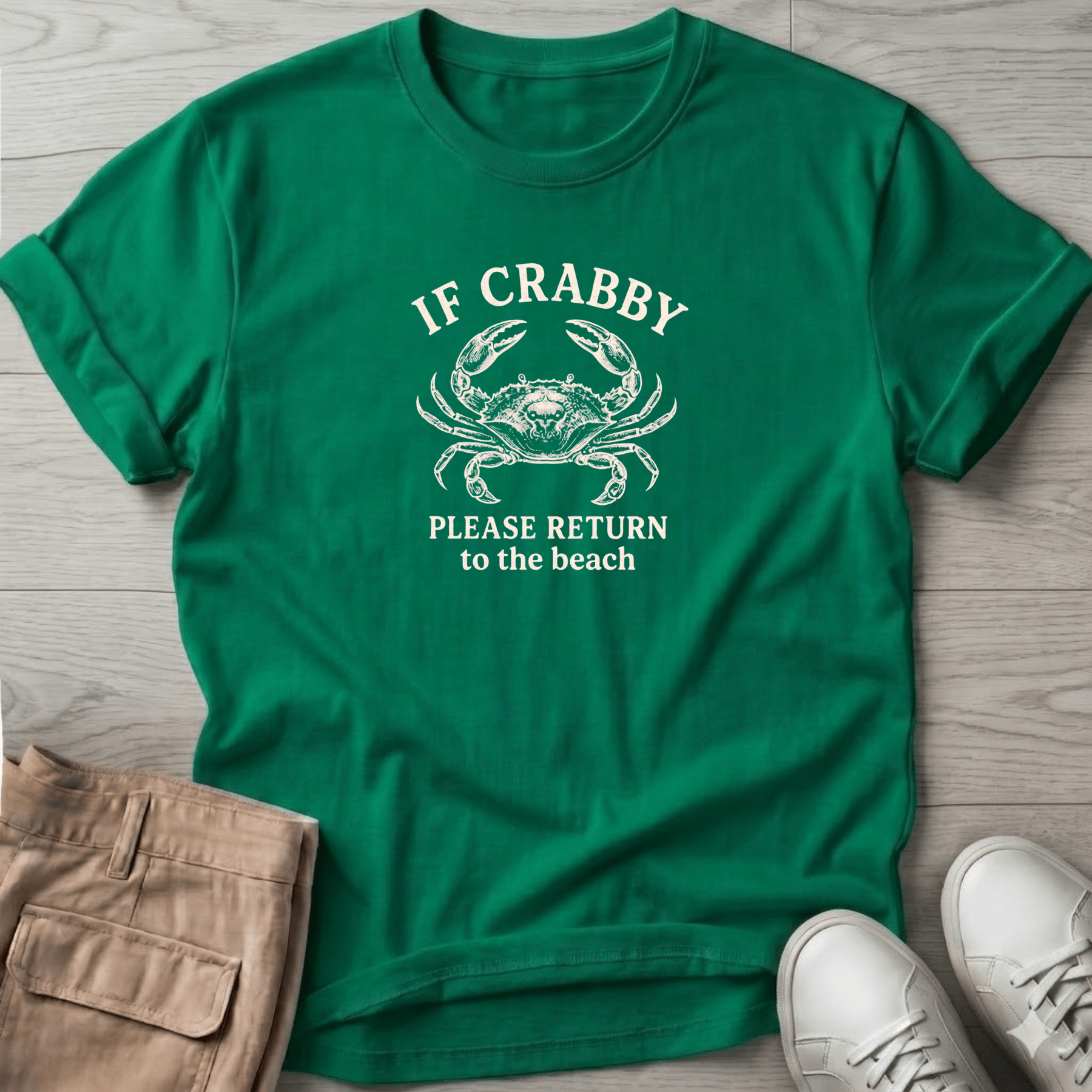 If Crabby Return Beach T-Shirt