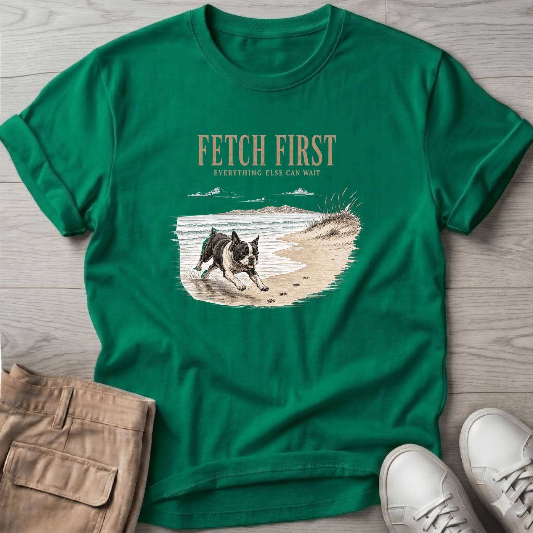 Frenchie Fetch First 2 T-Shirt