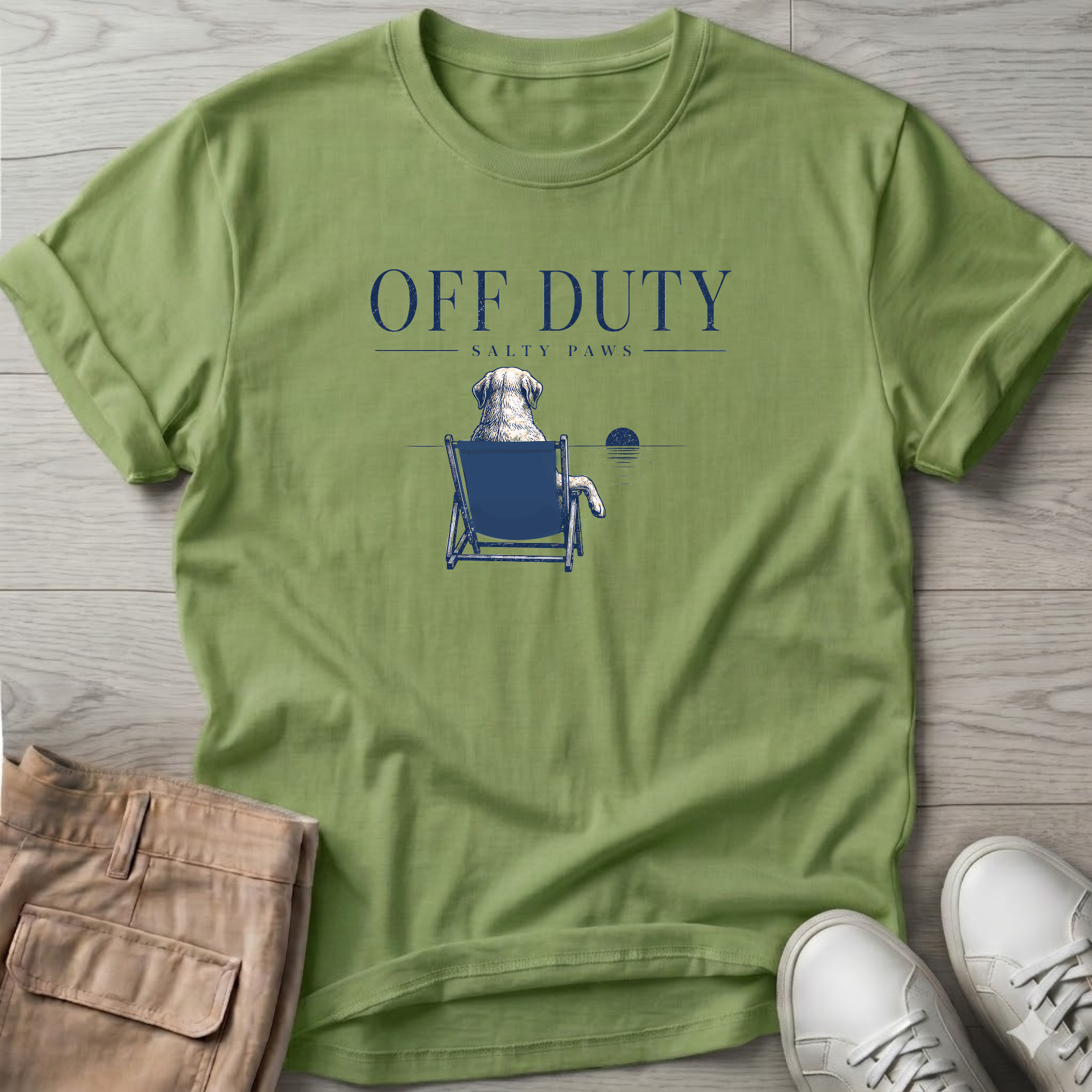 Off Duty Dog T-Shirt — Art Tee