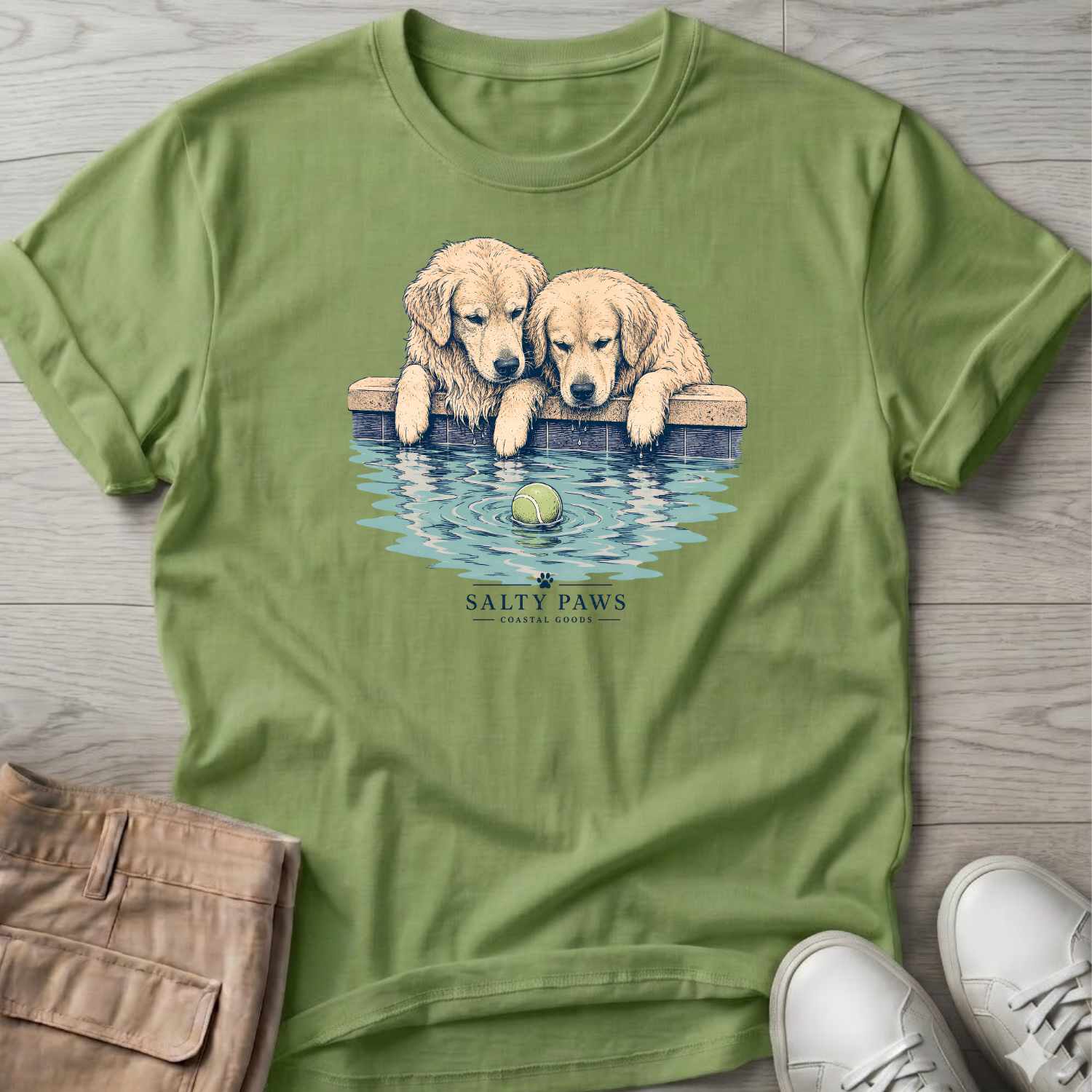 Retrievers & Green Ball T-Shirt