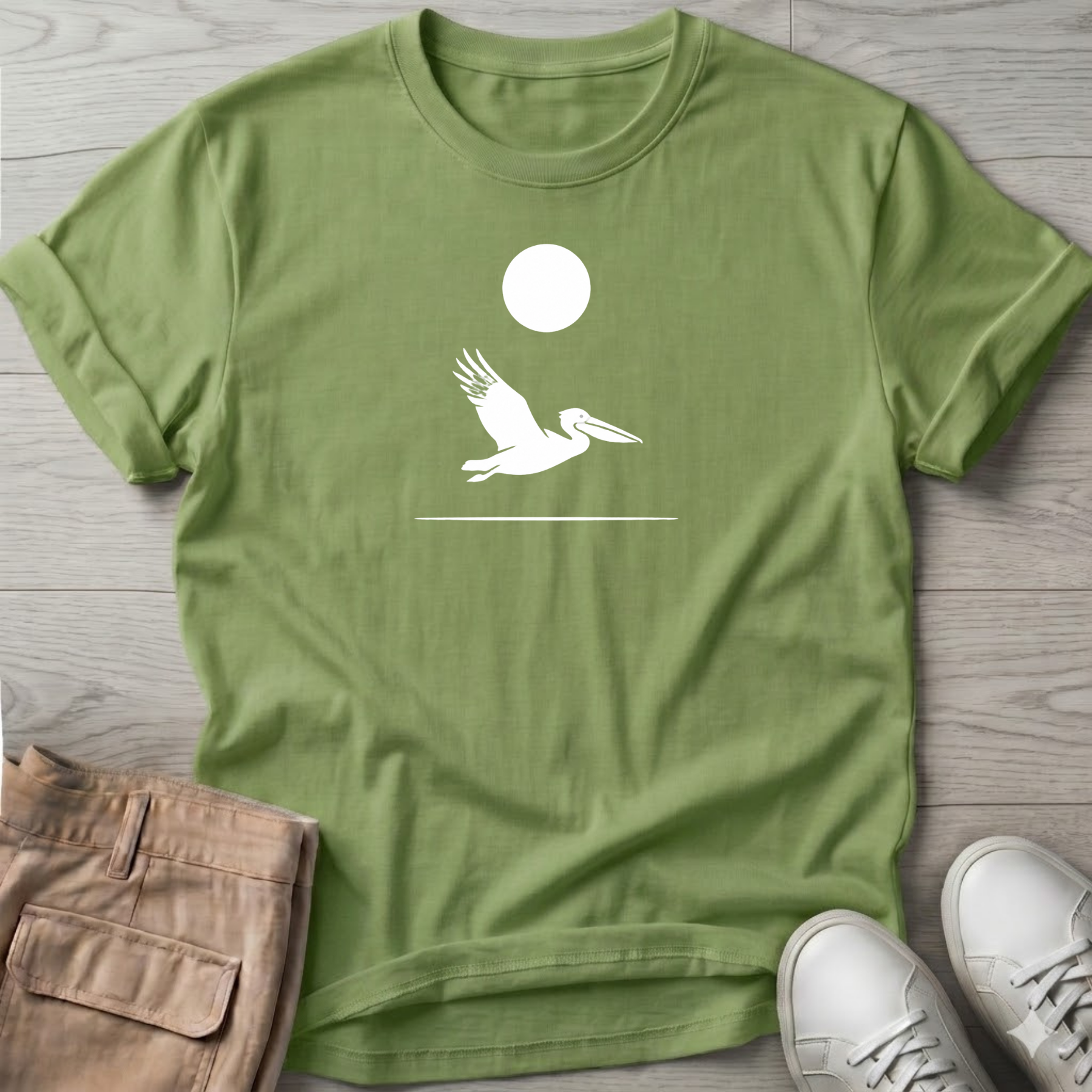 Pelican in Flight T-Shirt