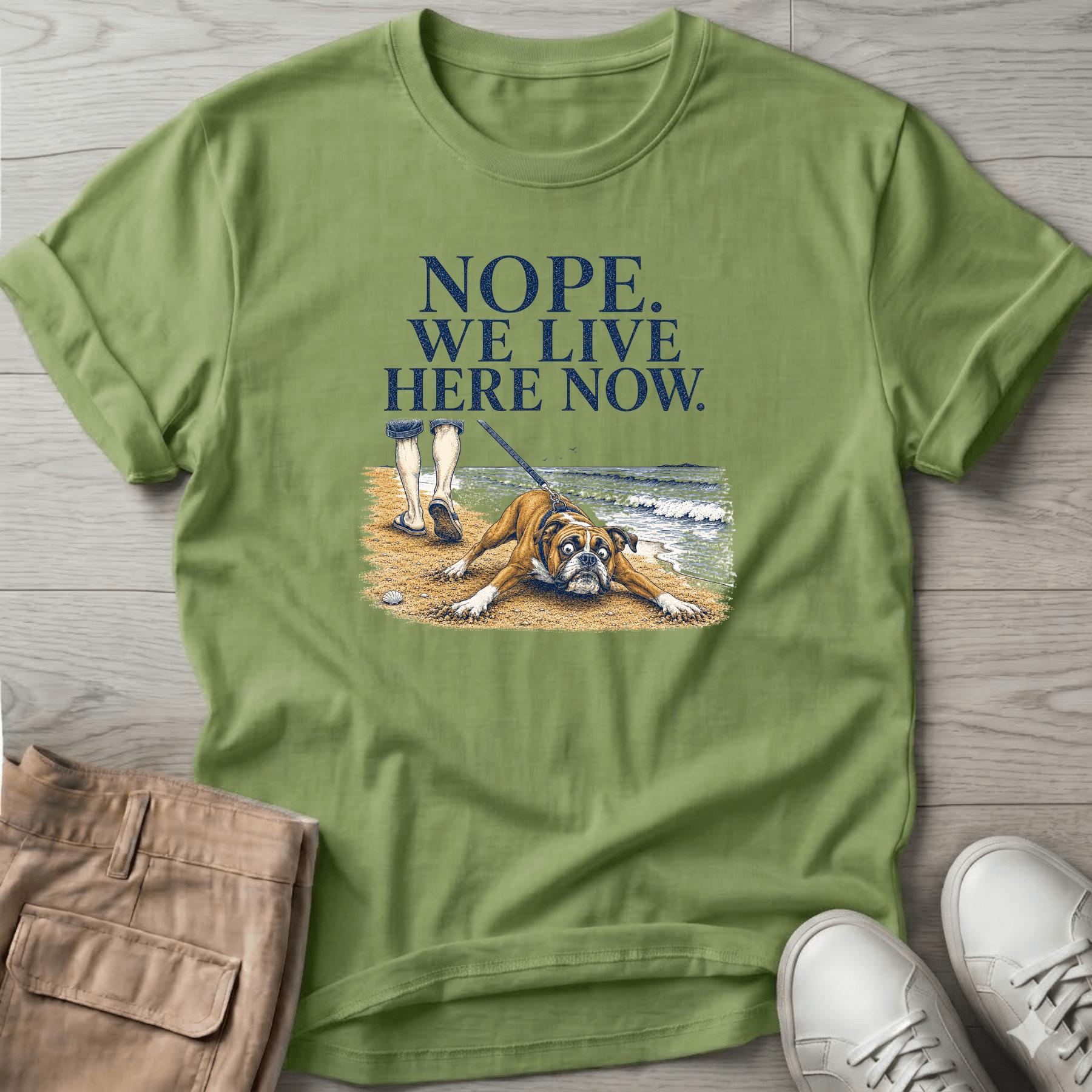 Boxer We Live Here Now T-Shirt