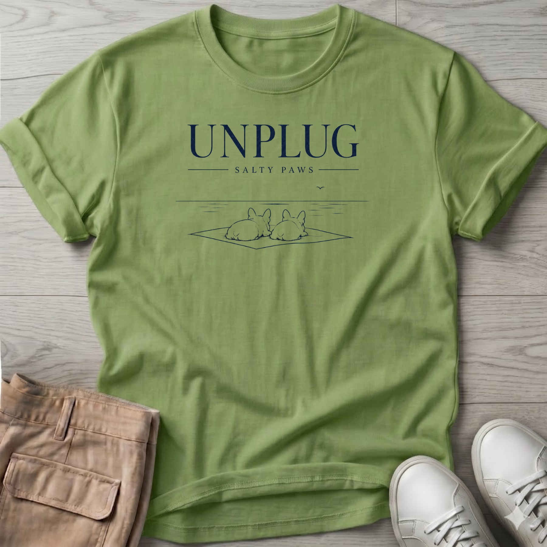 Unplug Frenchie T-Shirt — French Bulldog