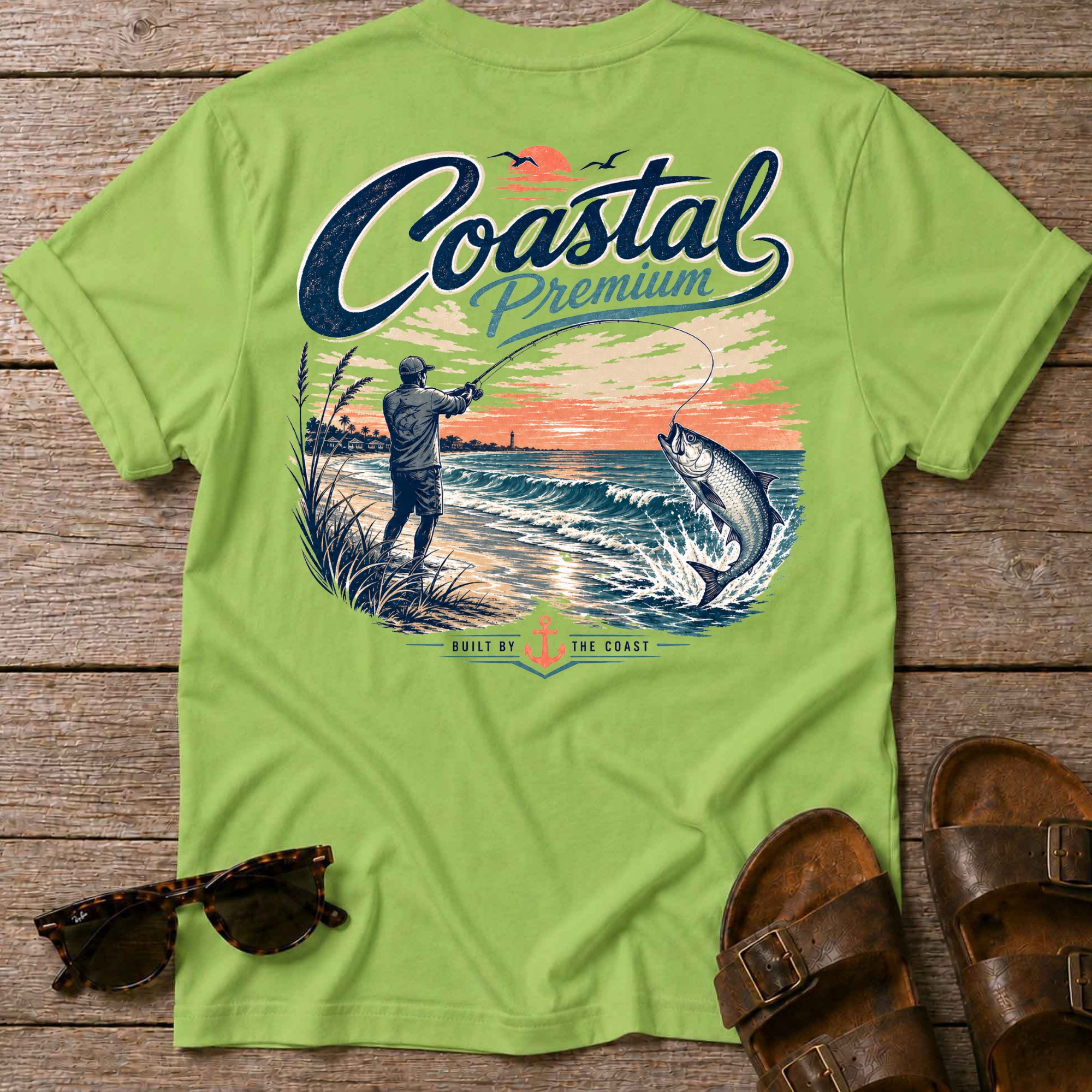 Coastal Premium Fishing T-Shirt