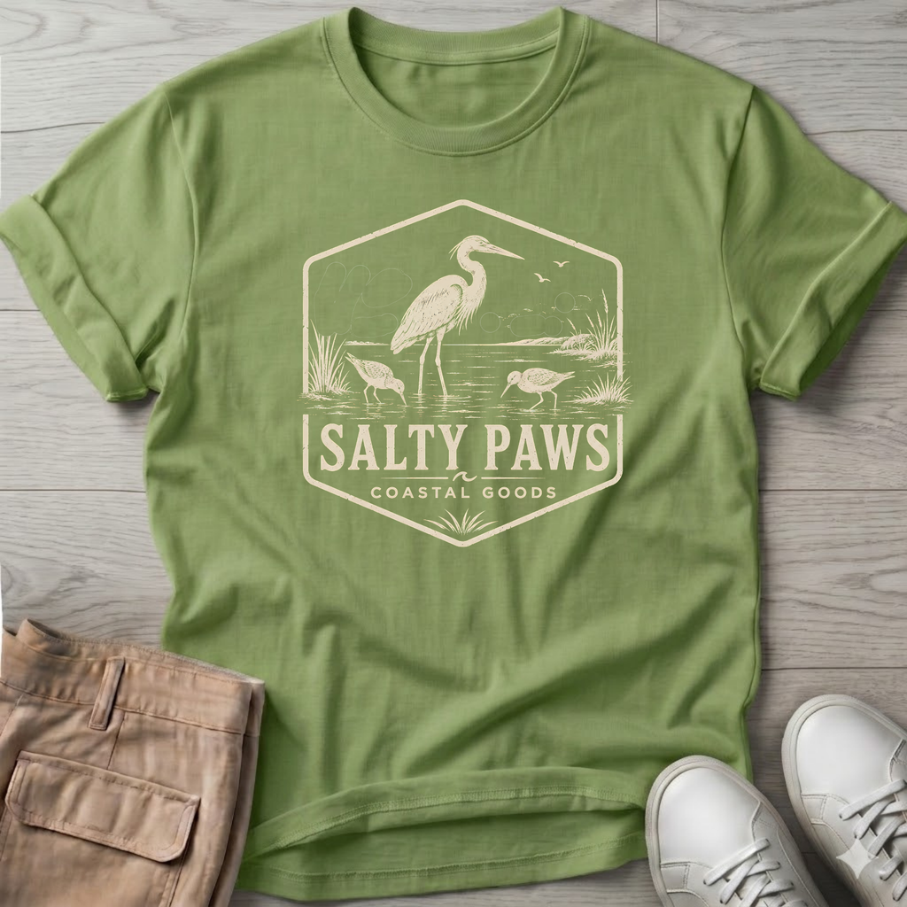 SP Egret Shorebird Shorebirds T-Shirt